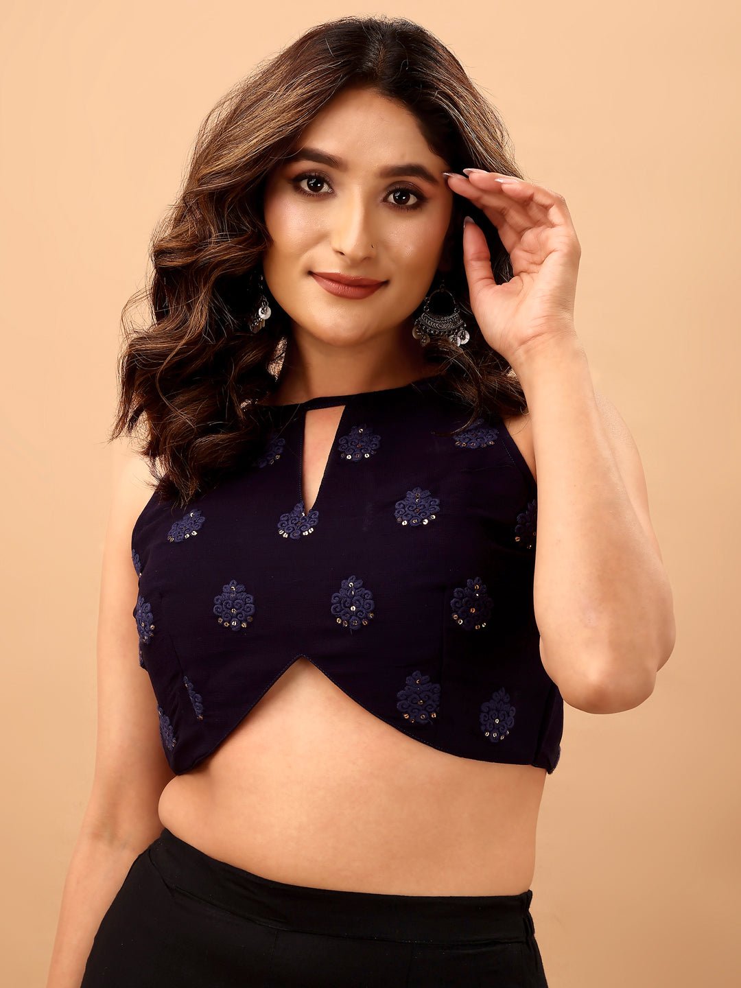 Divine blue Enigma blouse