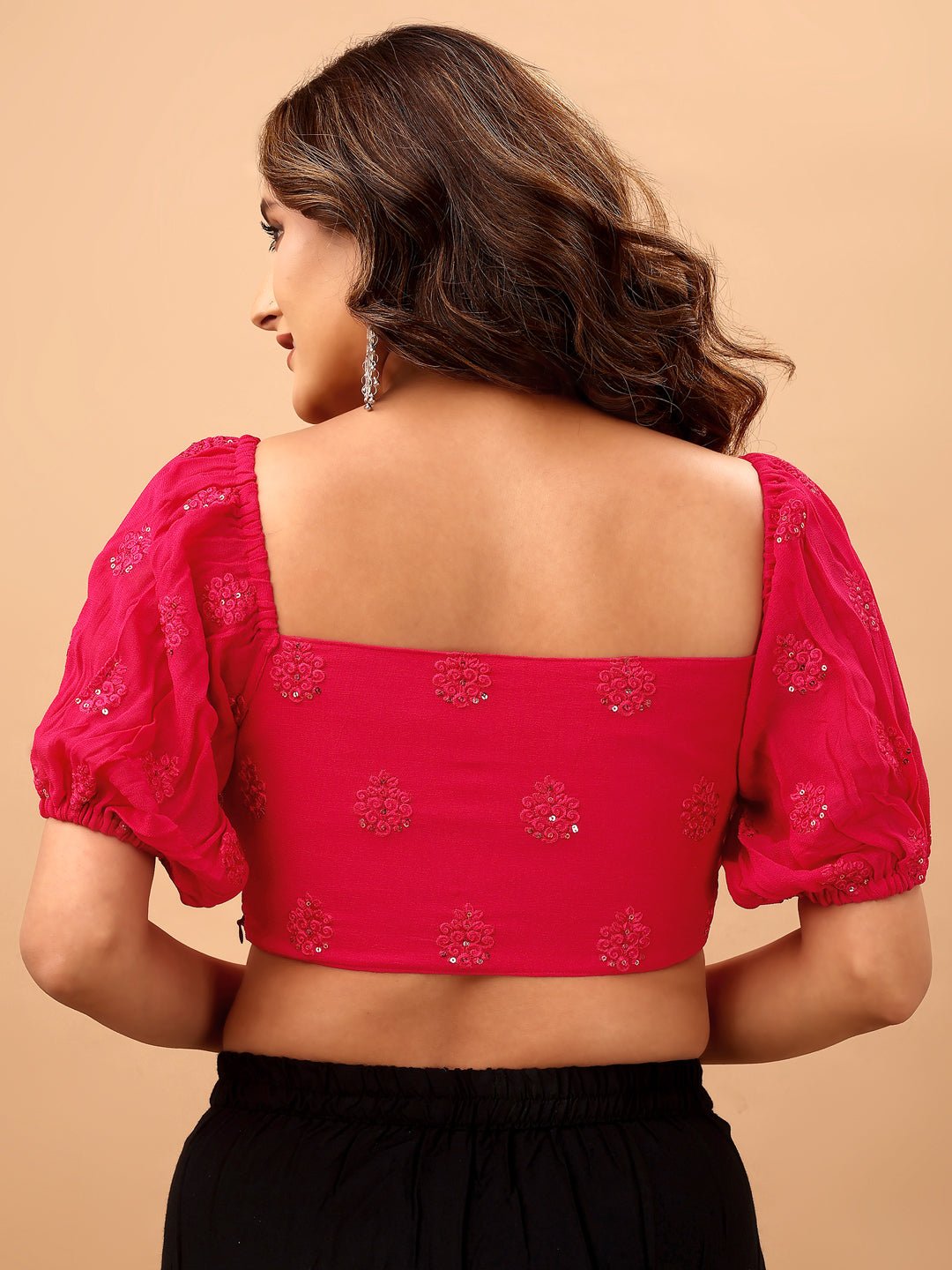 Divine Pink Miracles Ballon Blouse