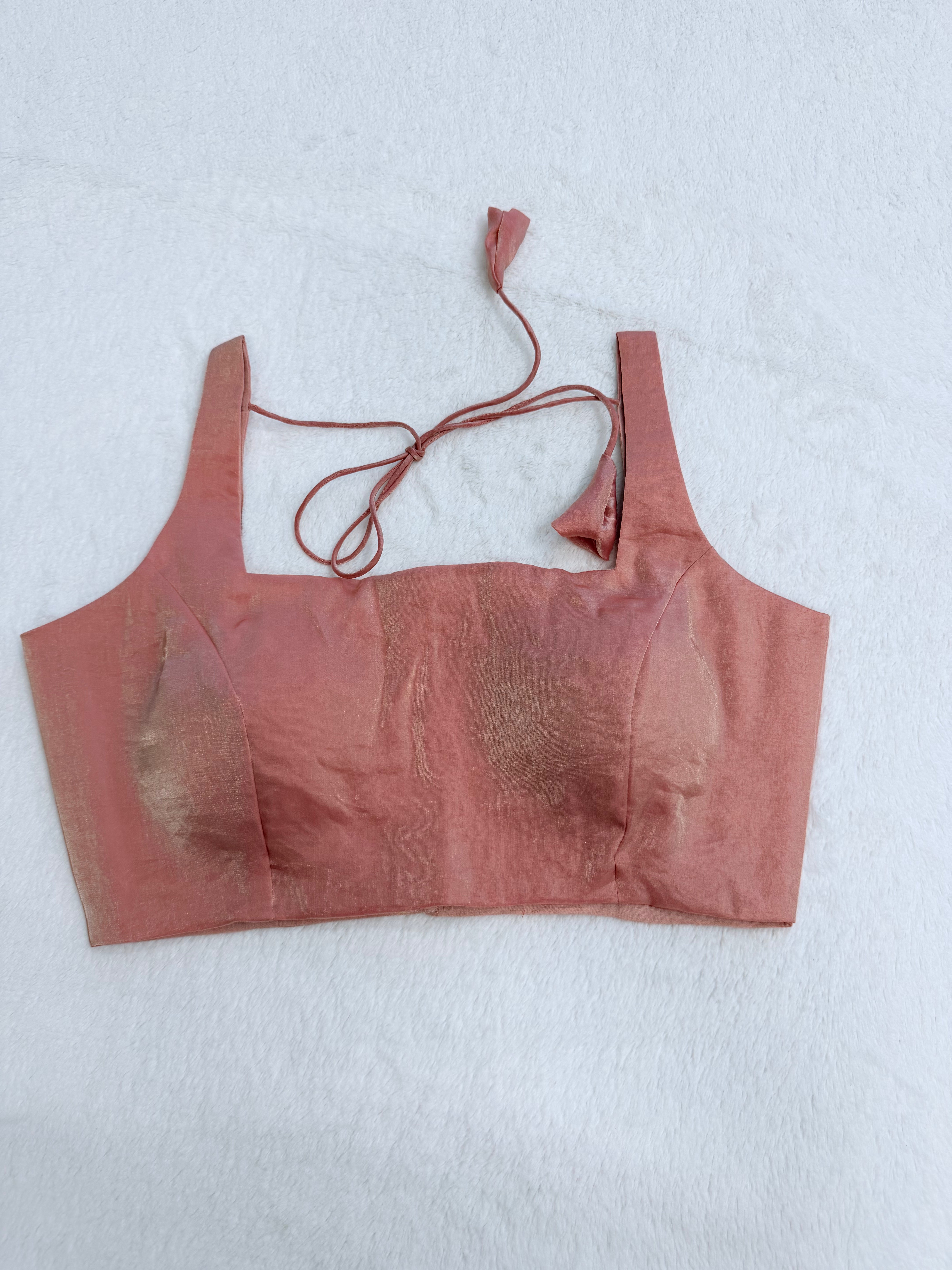 Sunehari Peach Pink Blouse