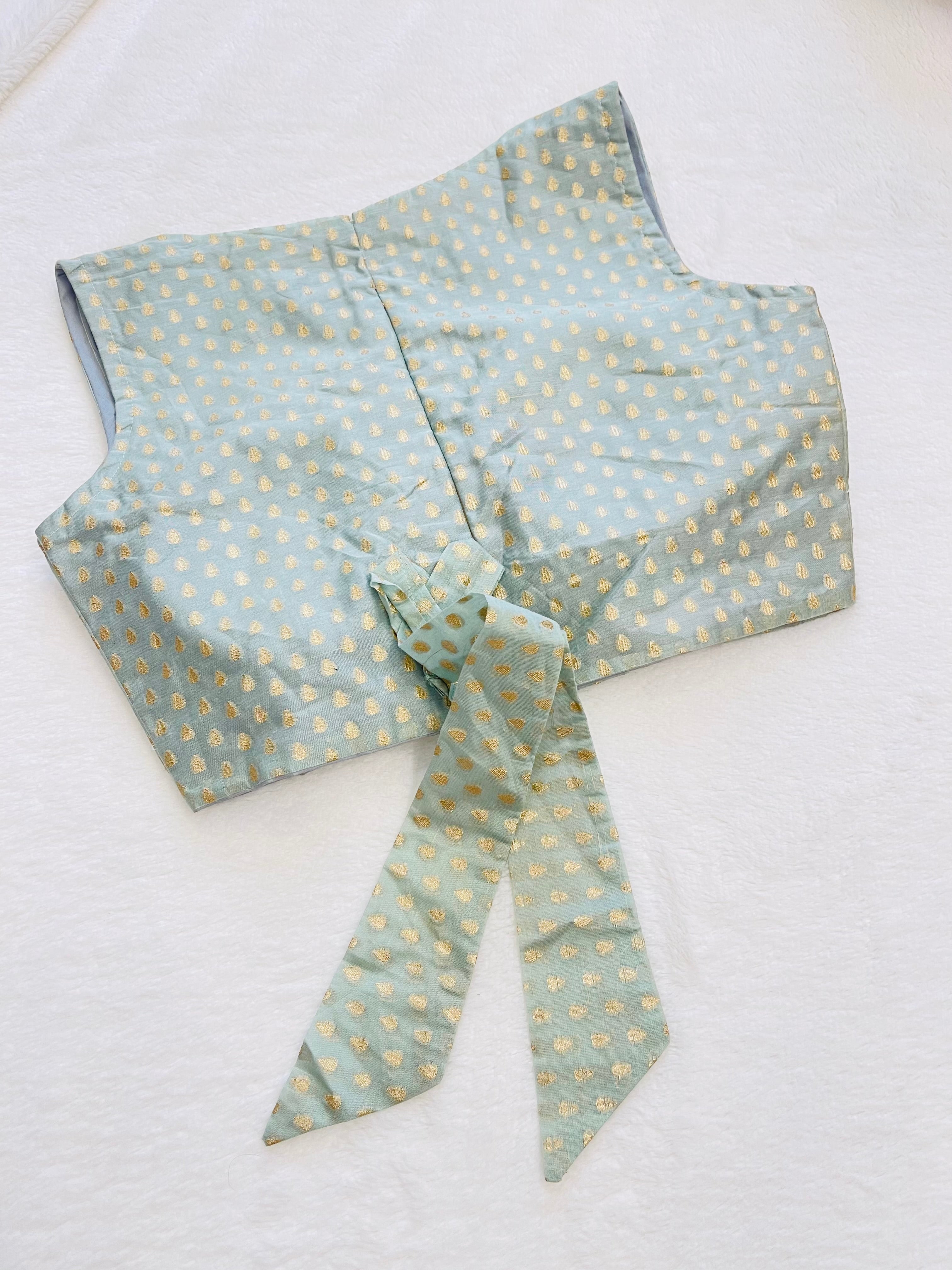 Light Green Chanderi Blouse