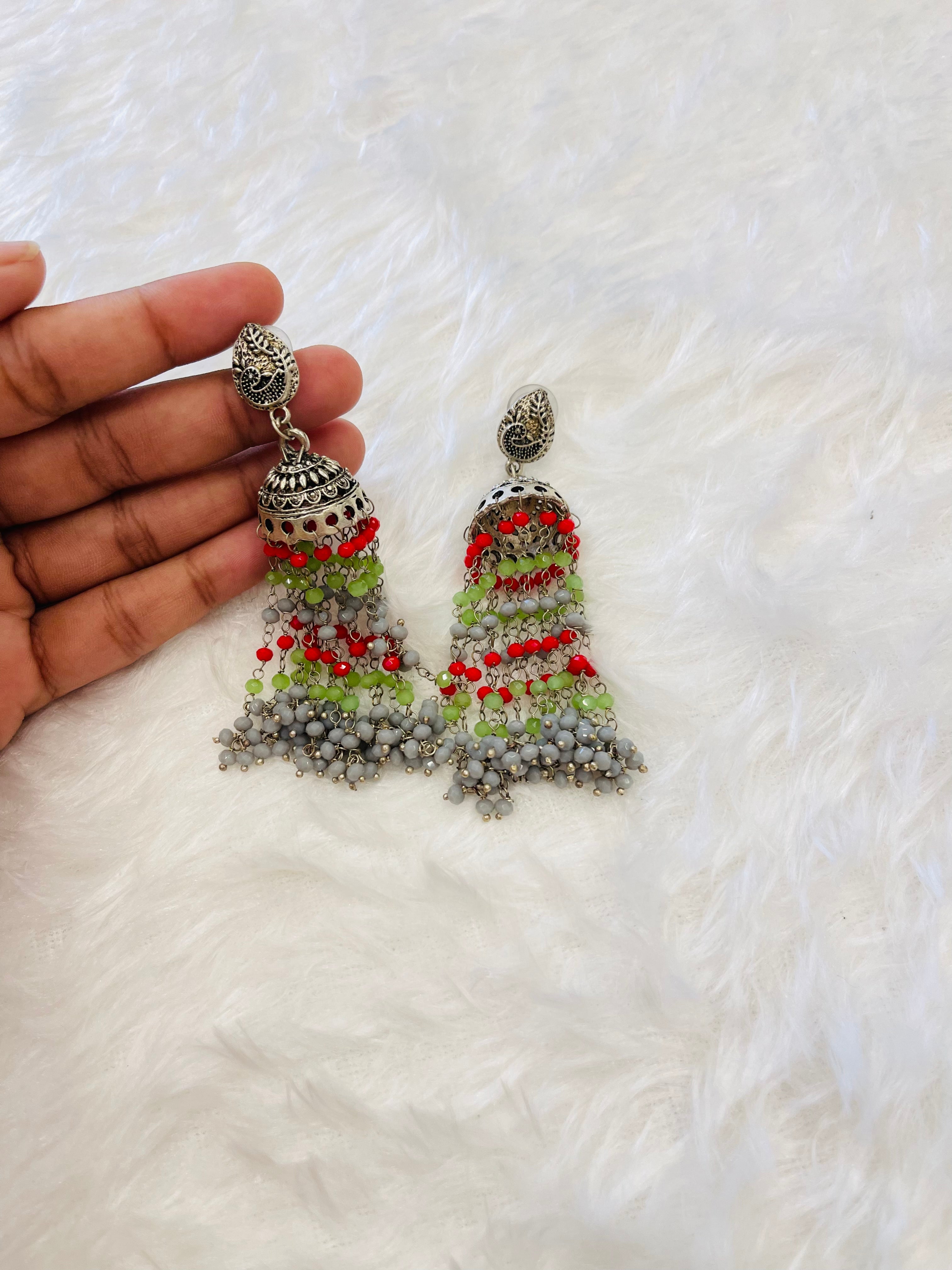 Multi Colour Jhumka