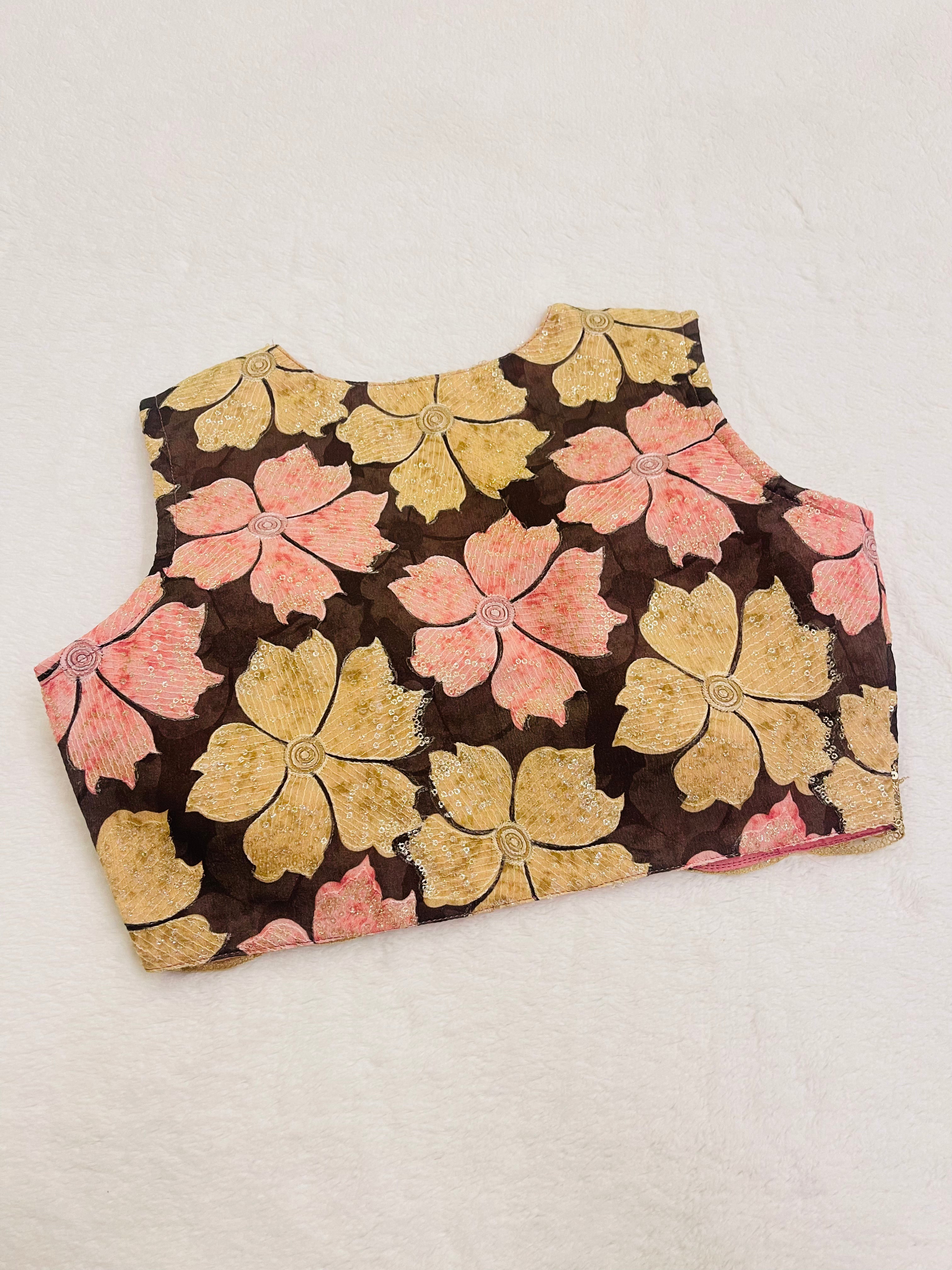 Divine Black Multi Blouse