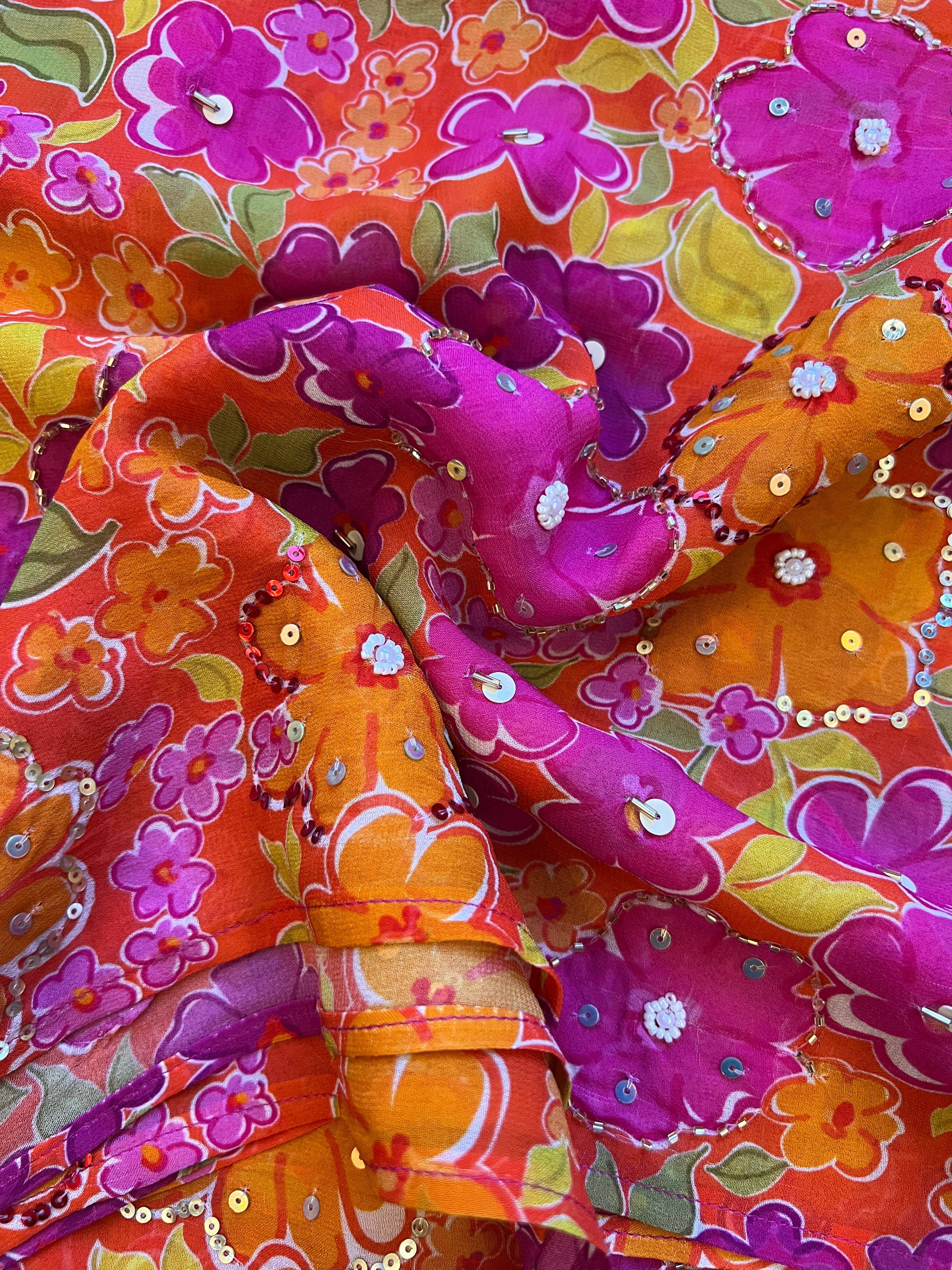 Rangmala Handwork Saree
