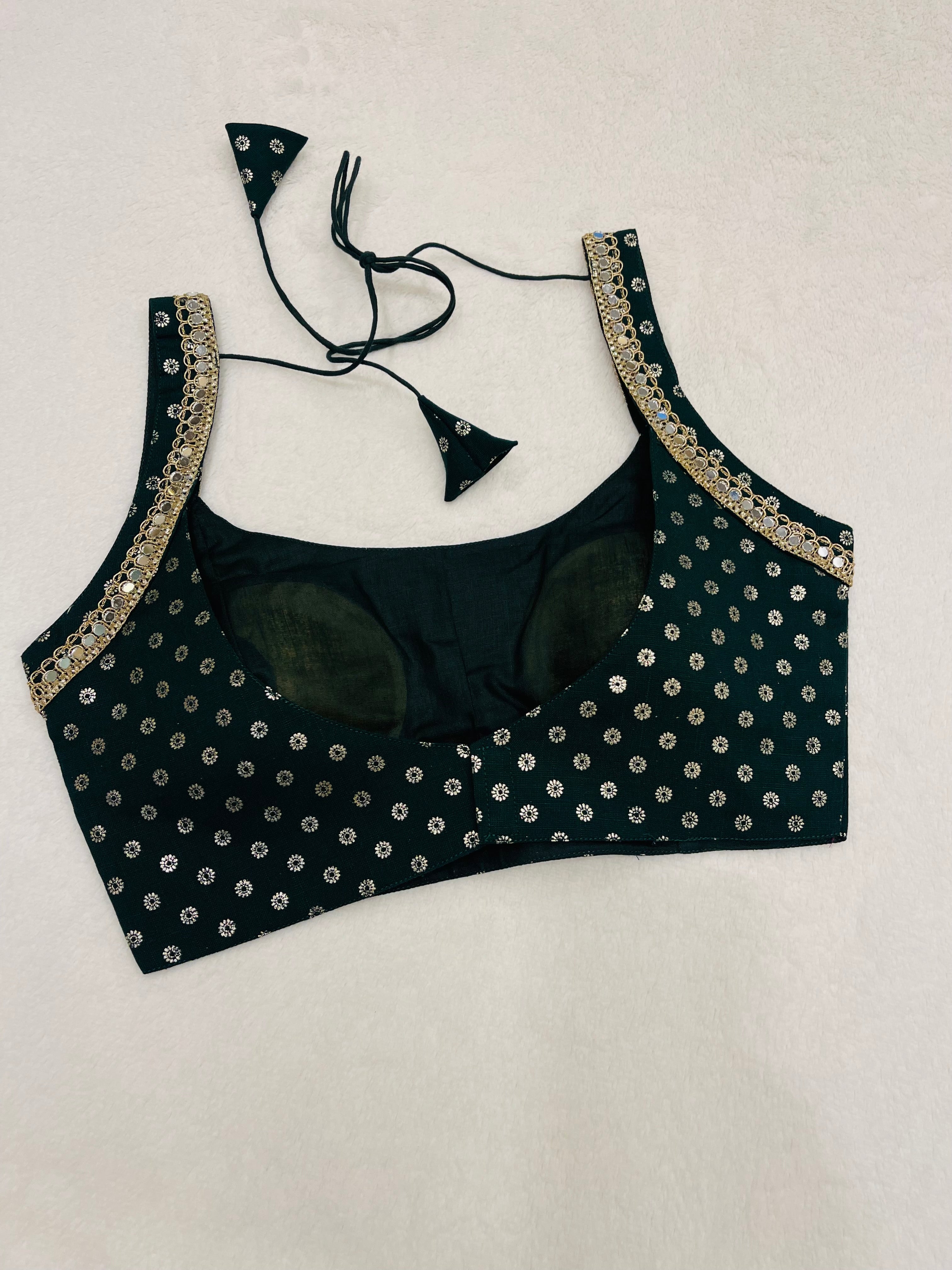 Shimmering Green blouse
