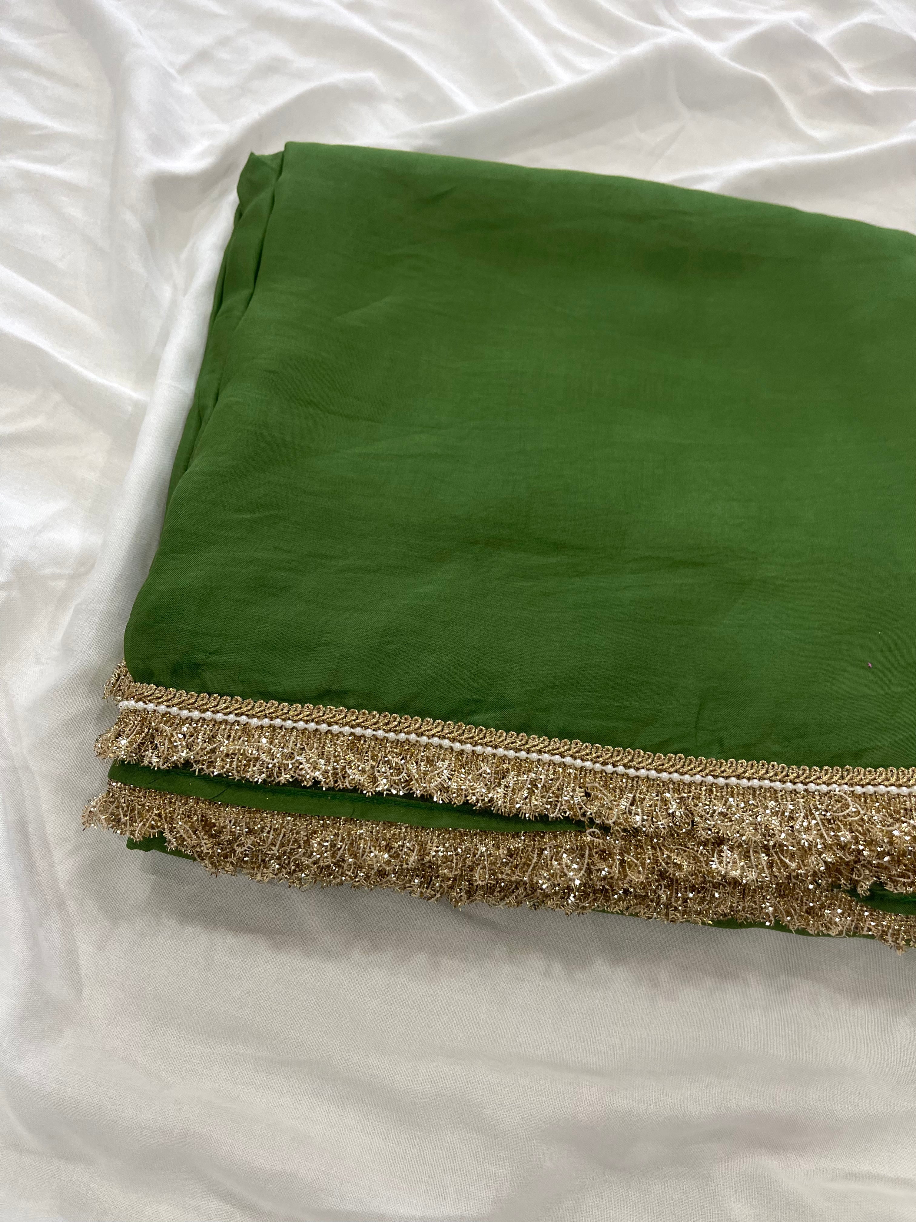 Olive Aura Saree