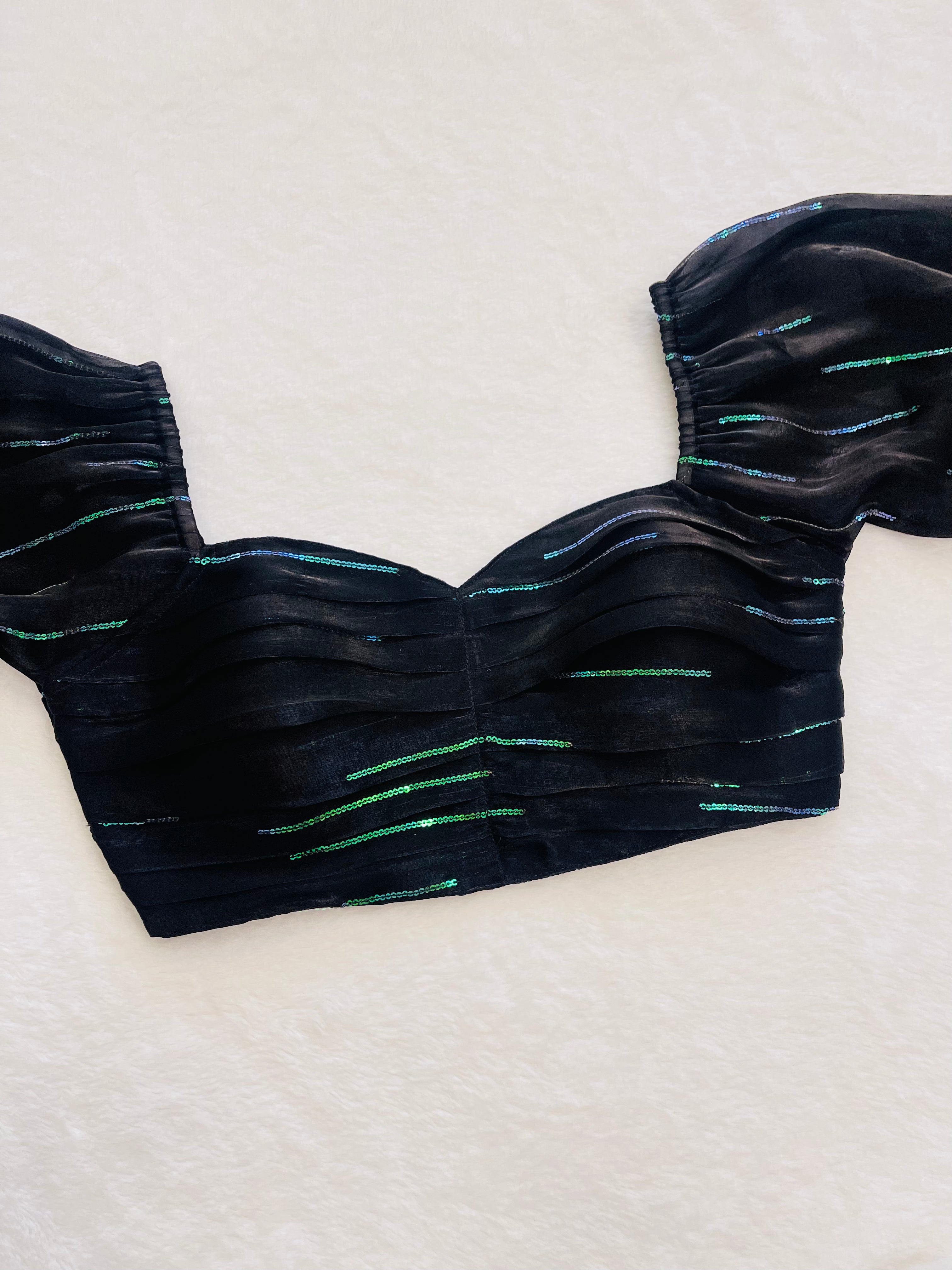 Divine Black colour blouse