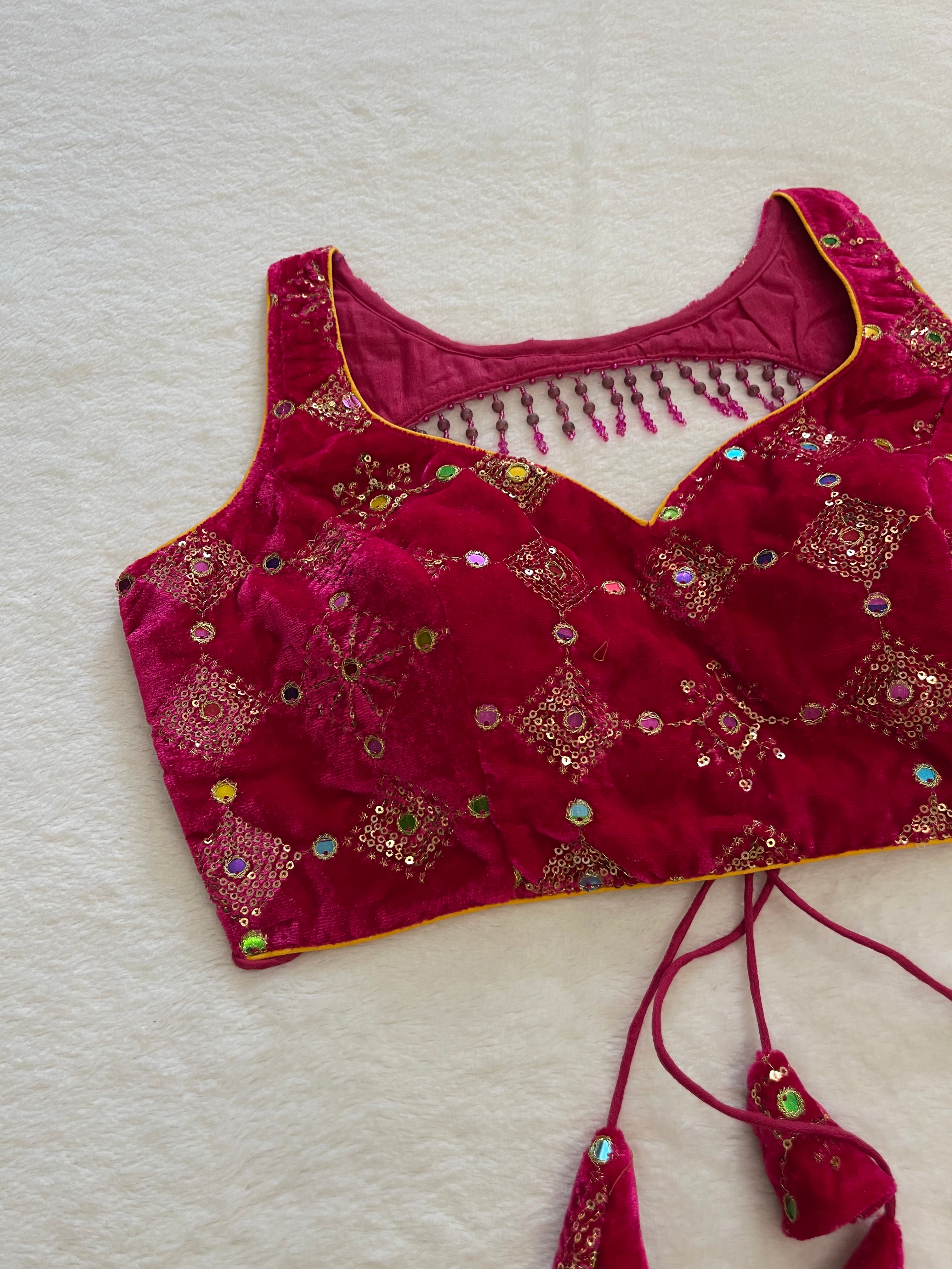 Aaina Rani Pink Blouse