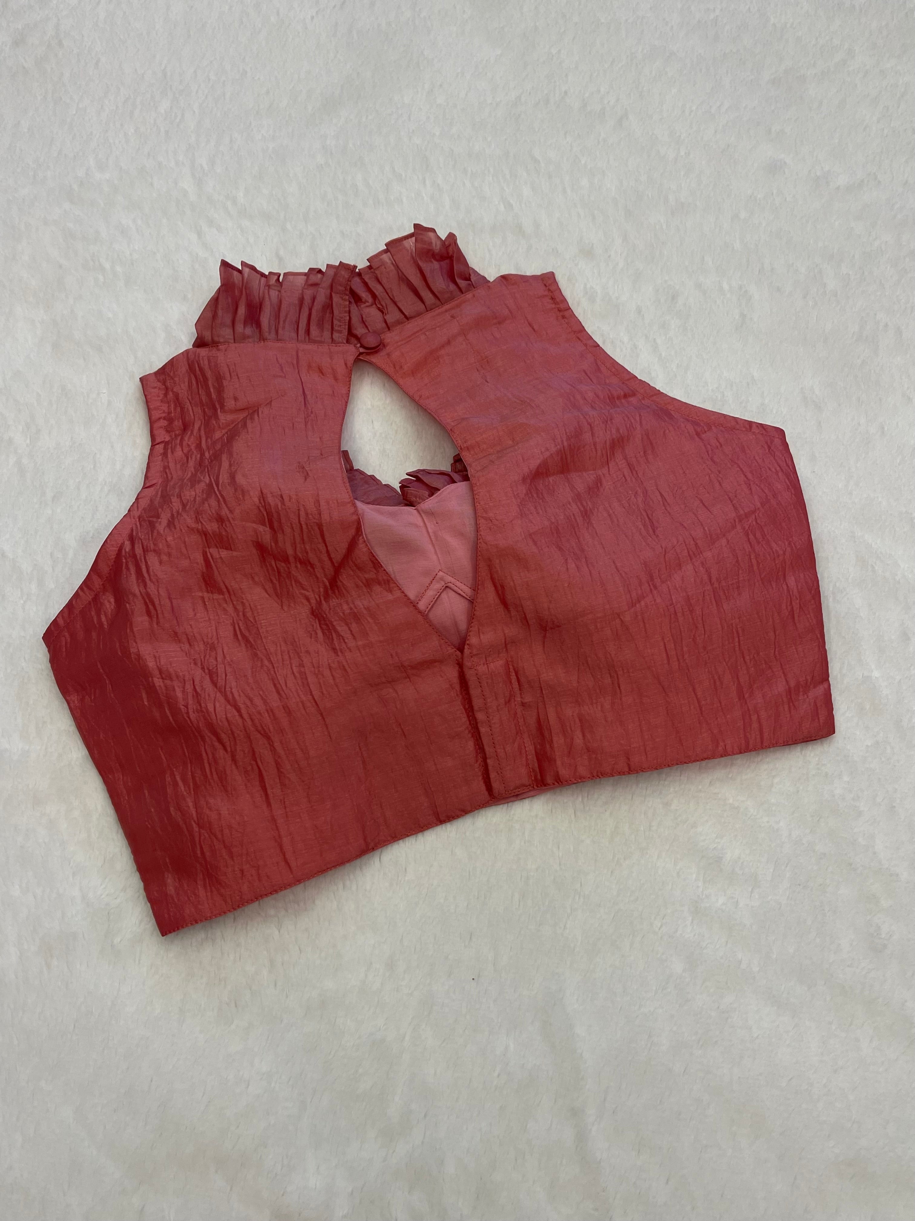 Nayra Rust Pink Blouse