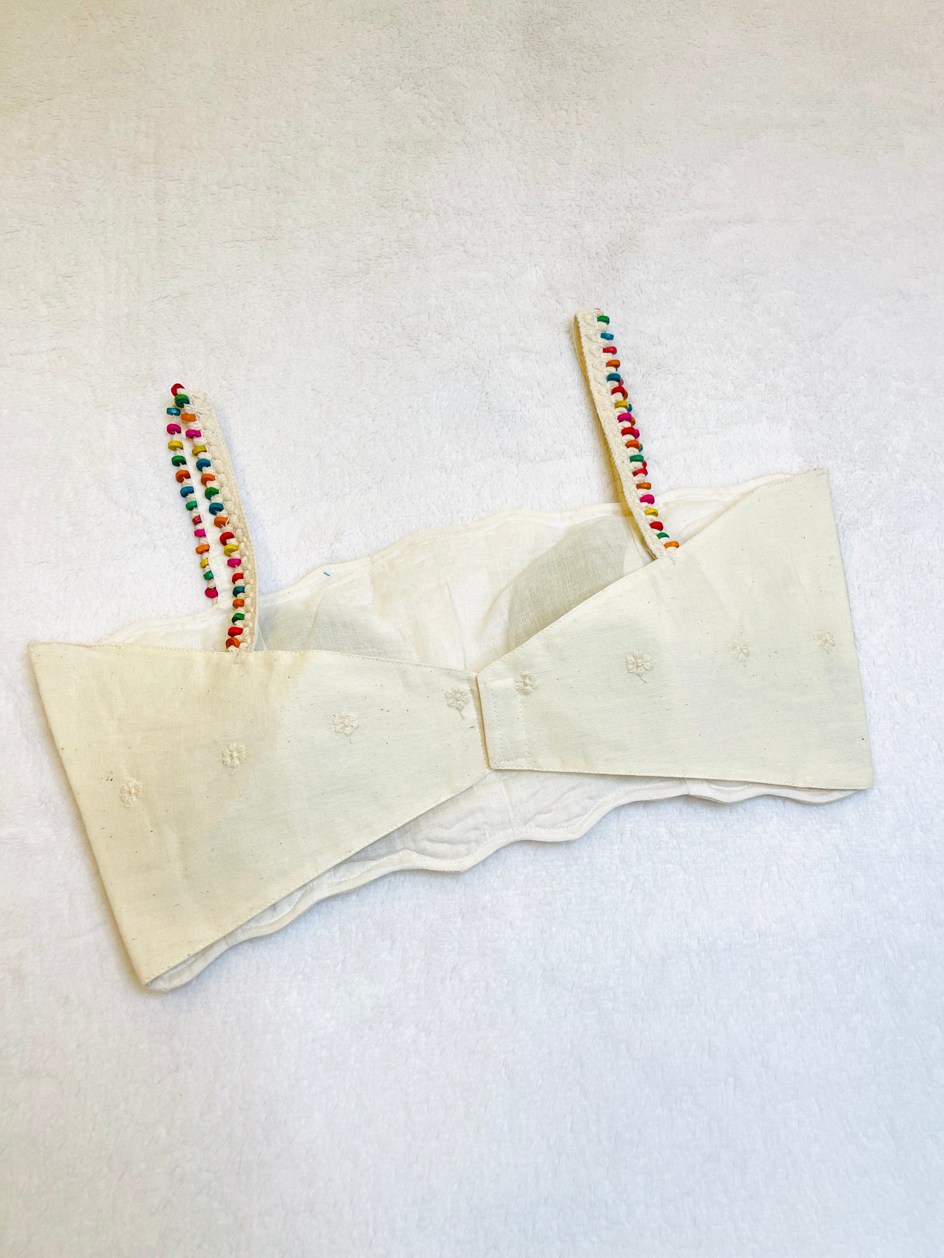 Ruhana Rainbow spaghetti Blouse