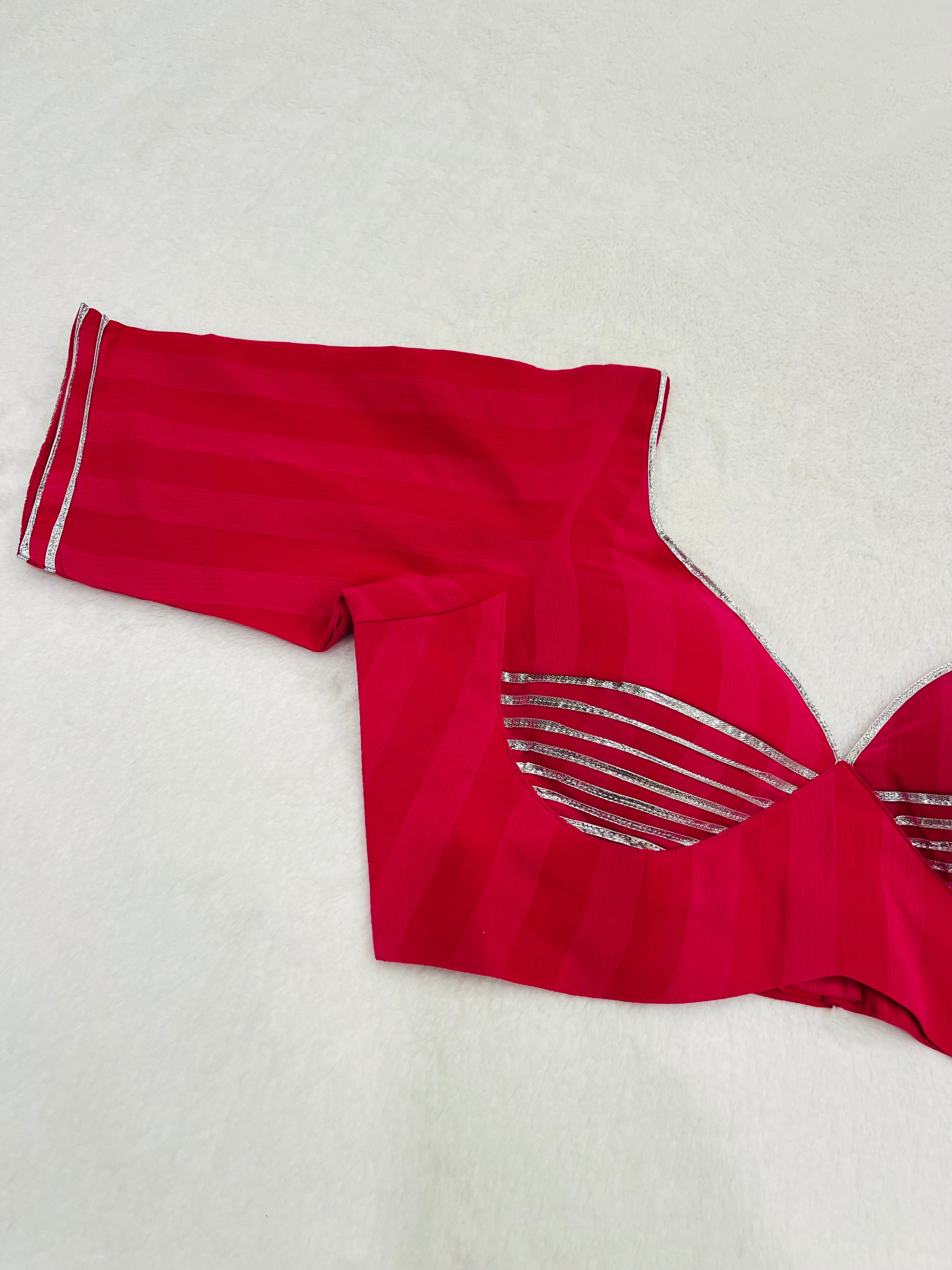 Pink Gotta Work Sleeves Blouse