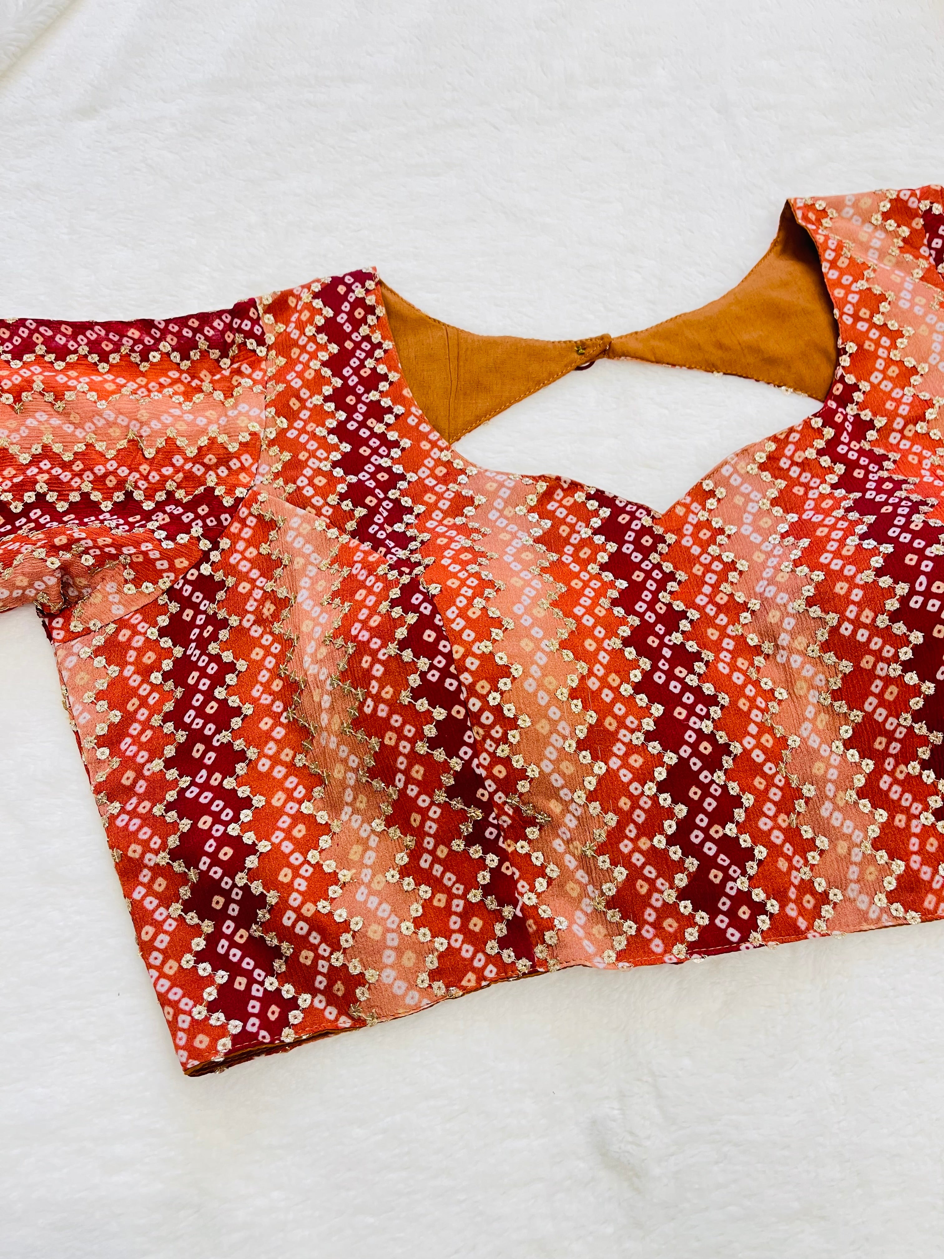 Multi Colour Georgette Blouse