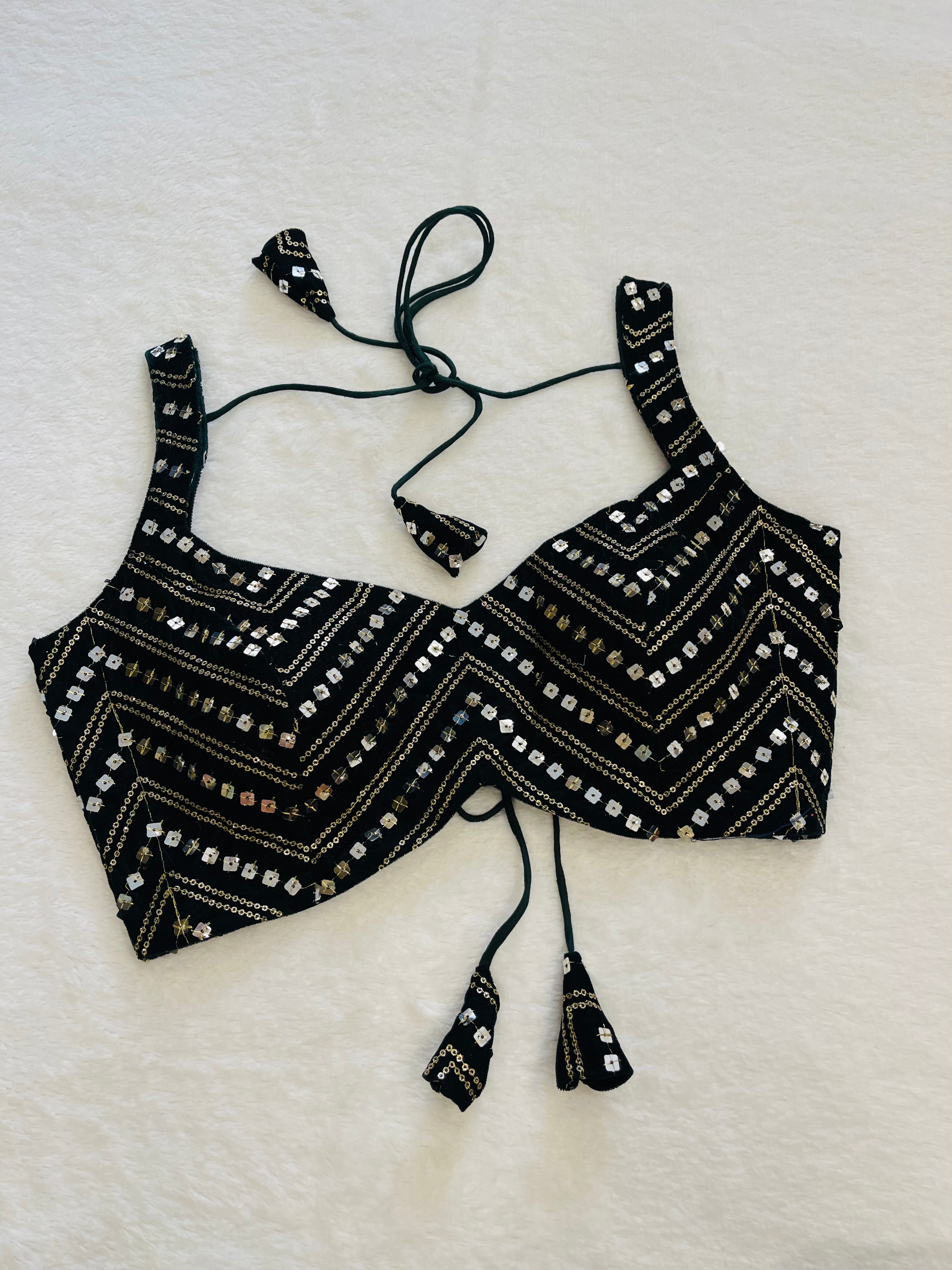 Aaina Dark Green Blouse