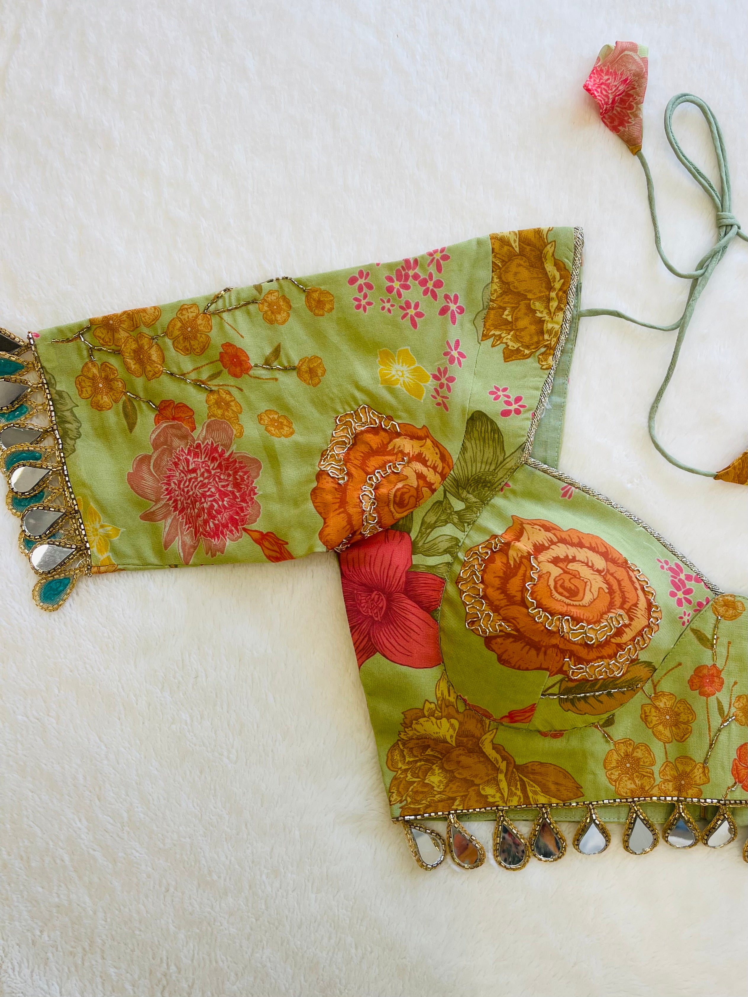 Saundh Golden Garden Blouse