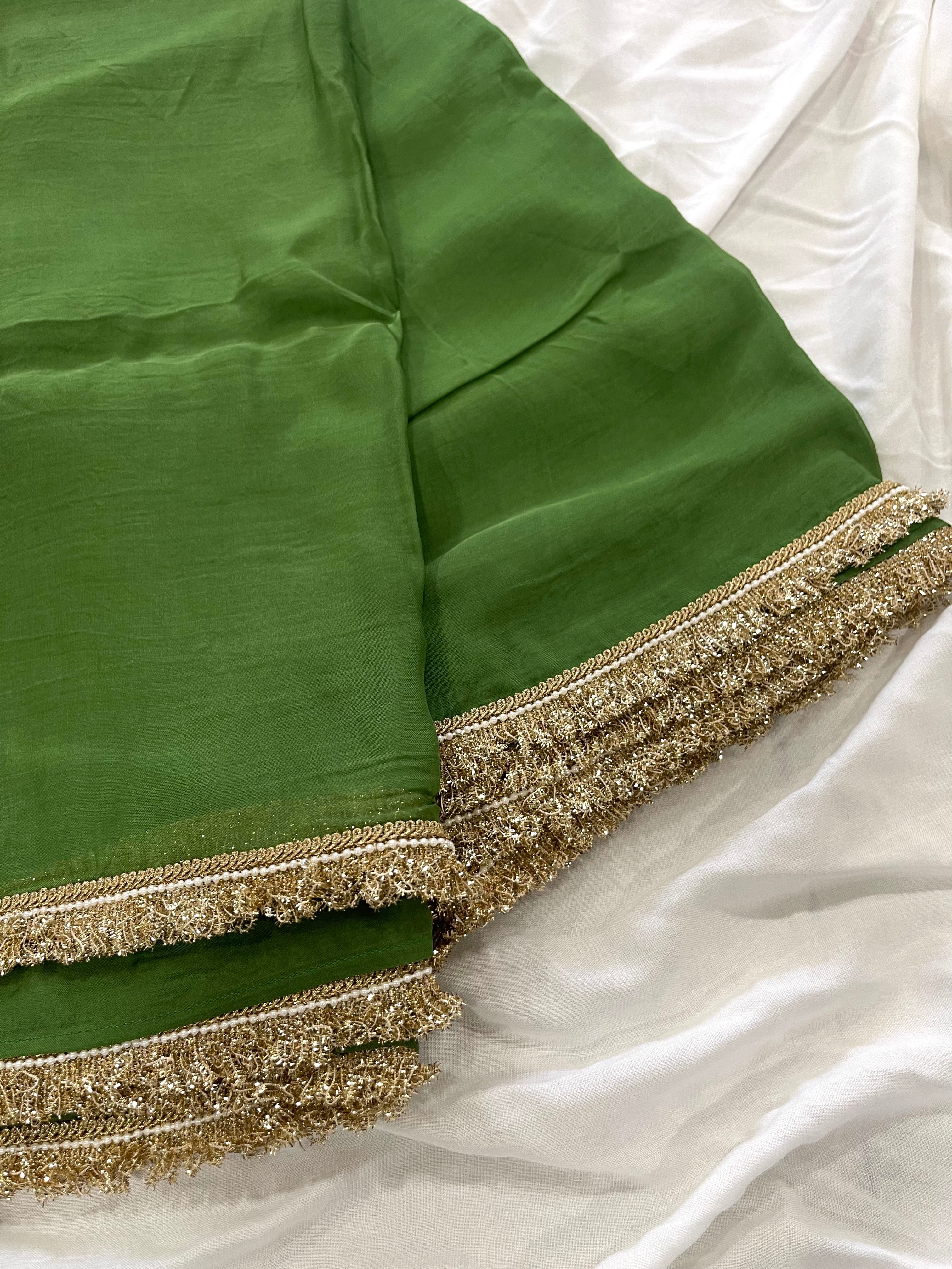 Olive Aura Saree