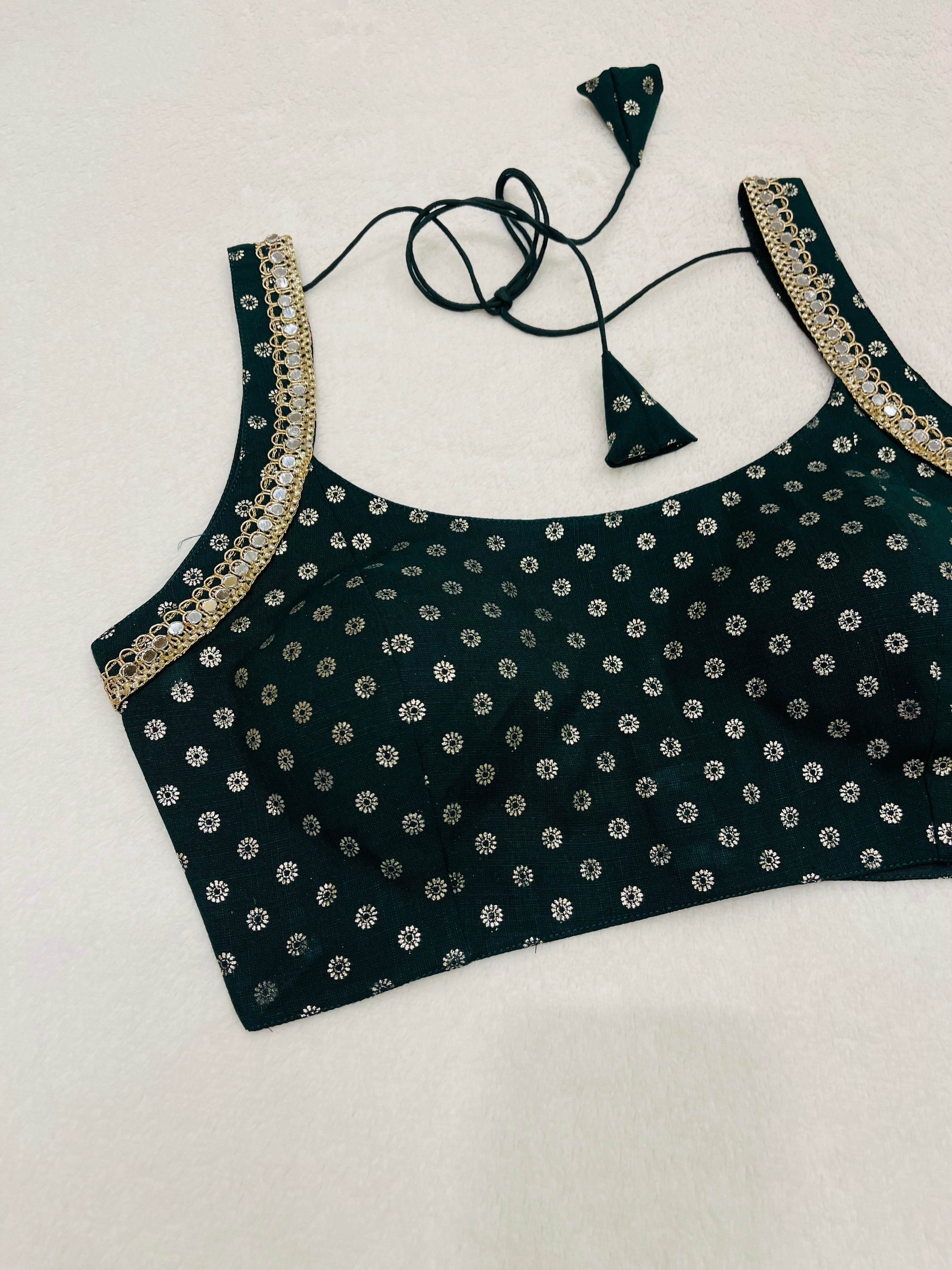 Shimmering Green blouse