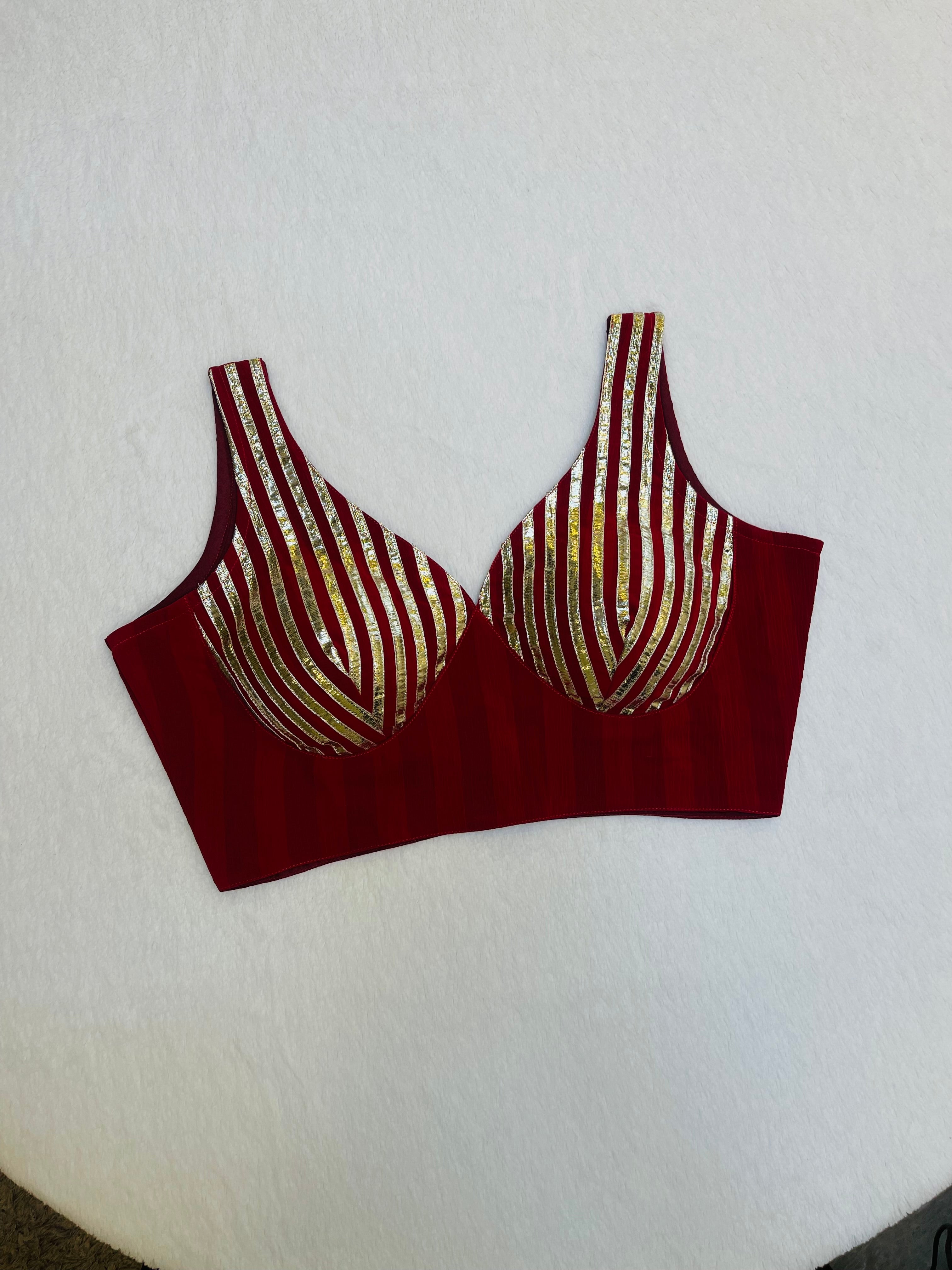 Maroon Gotta Work Sleeveless Blouse