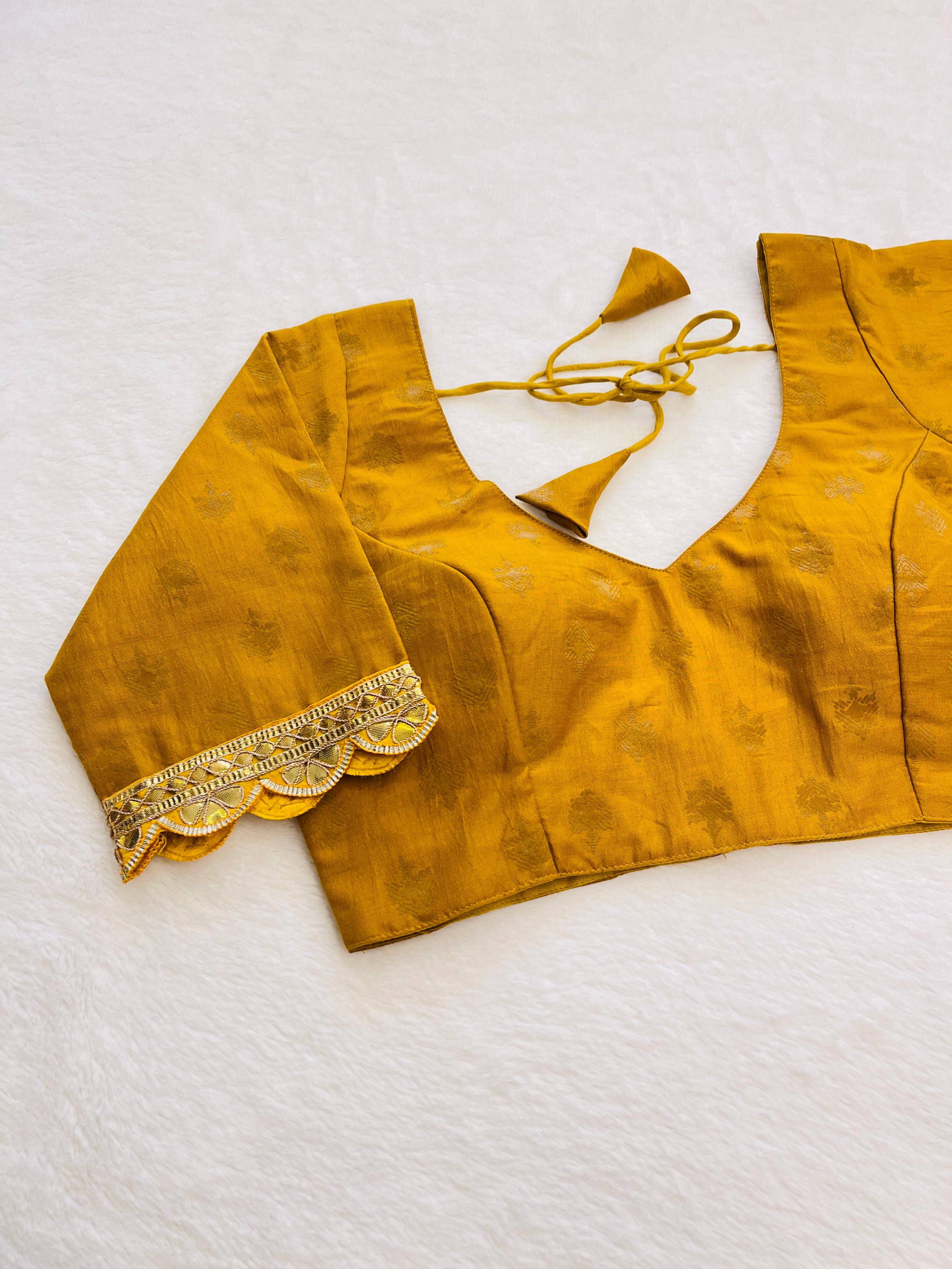 Gazal Rust Orange blouse