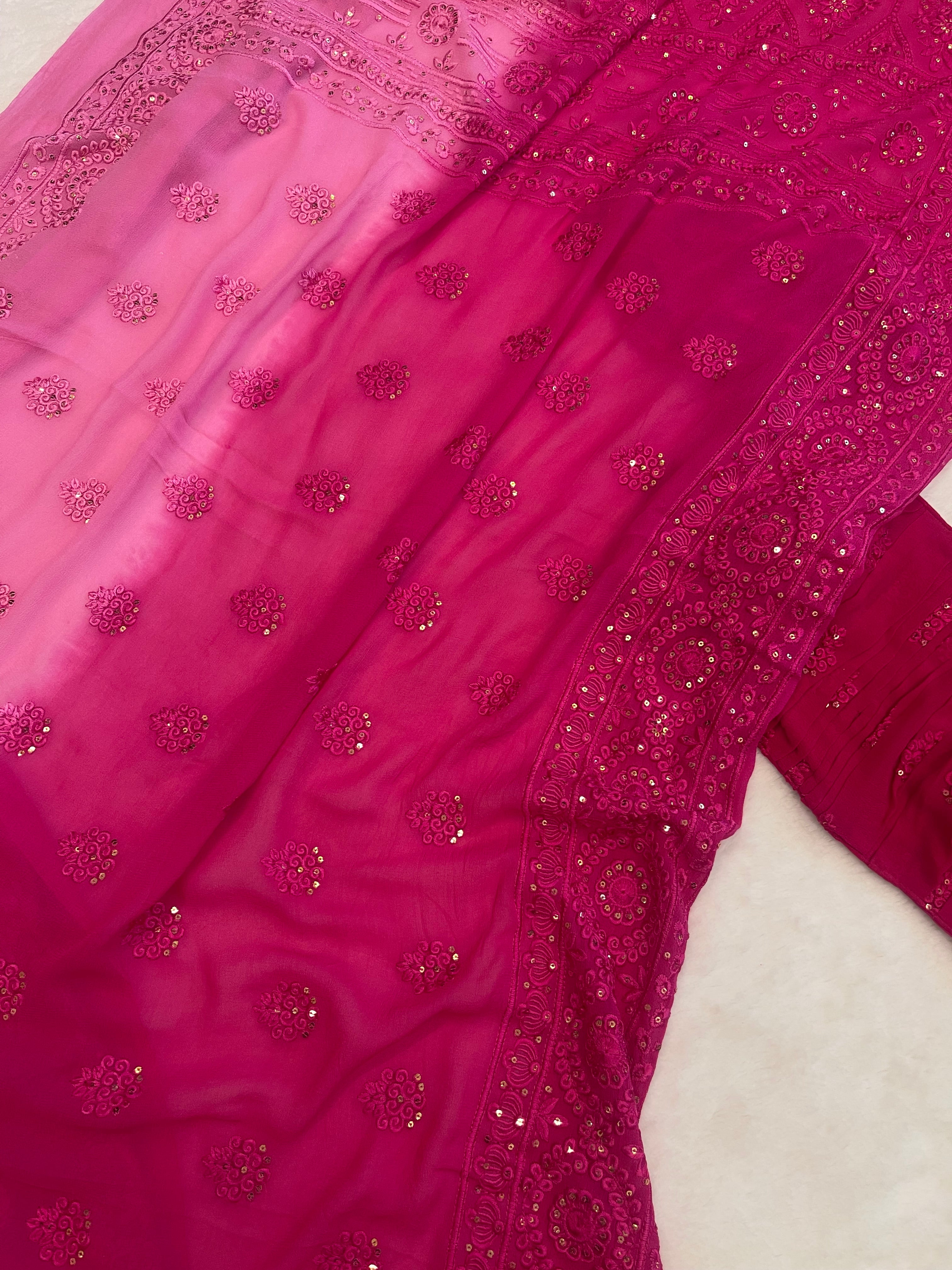 Rigalika Pastel Pink Saree