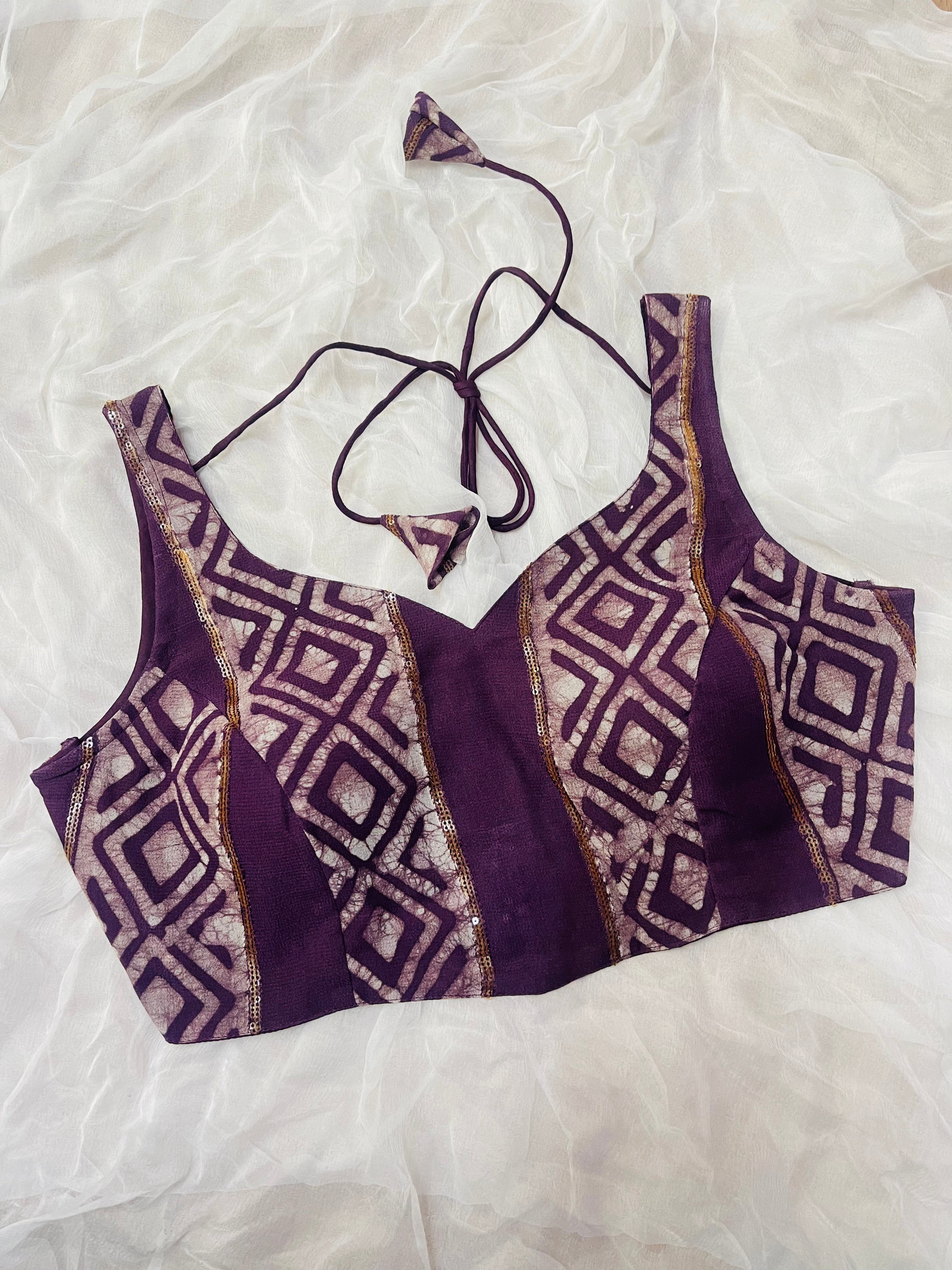 Divine Purple blouse