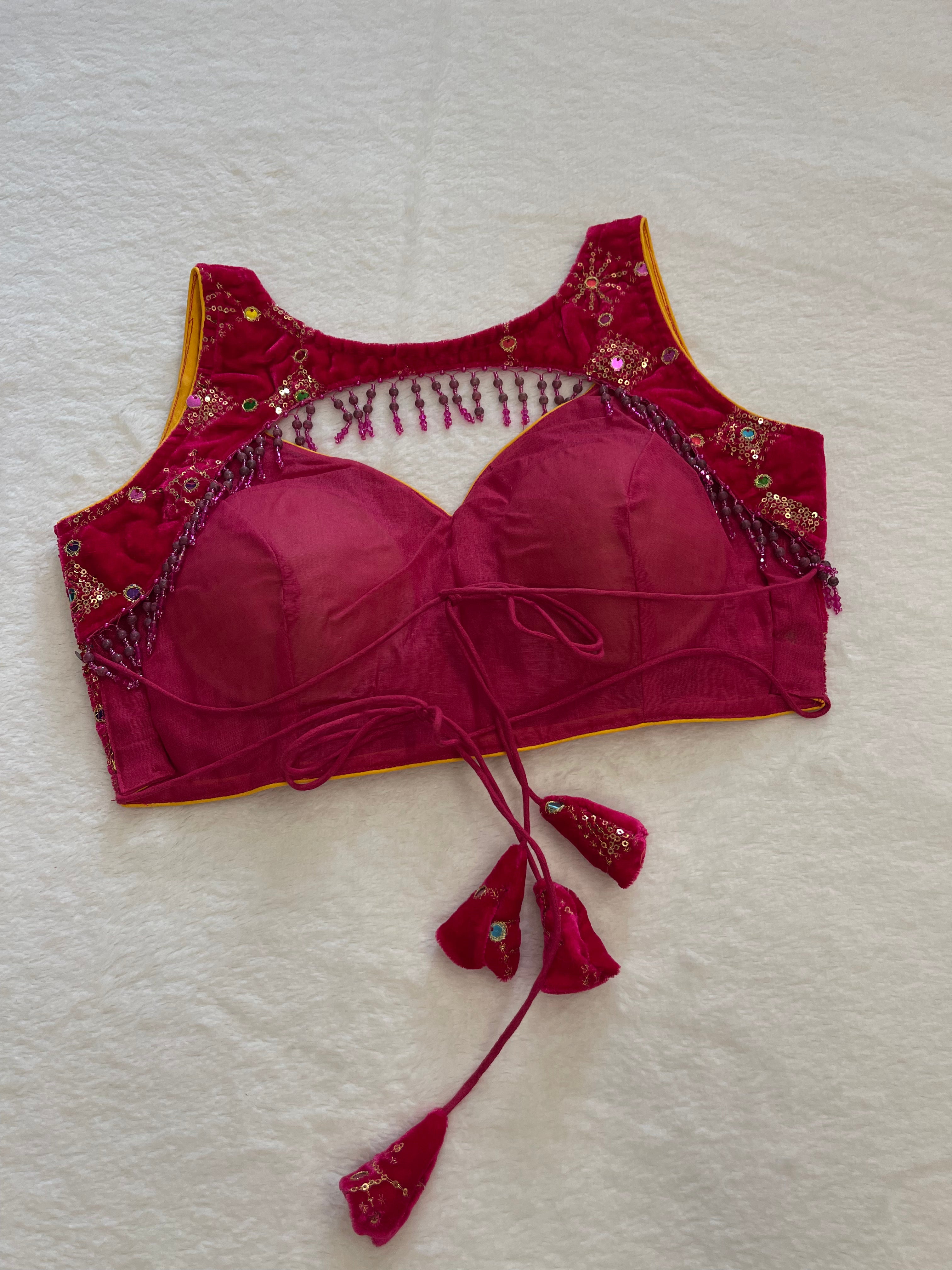 Aaina Rani Pink Blouse