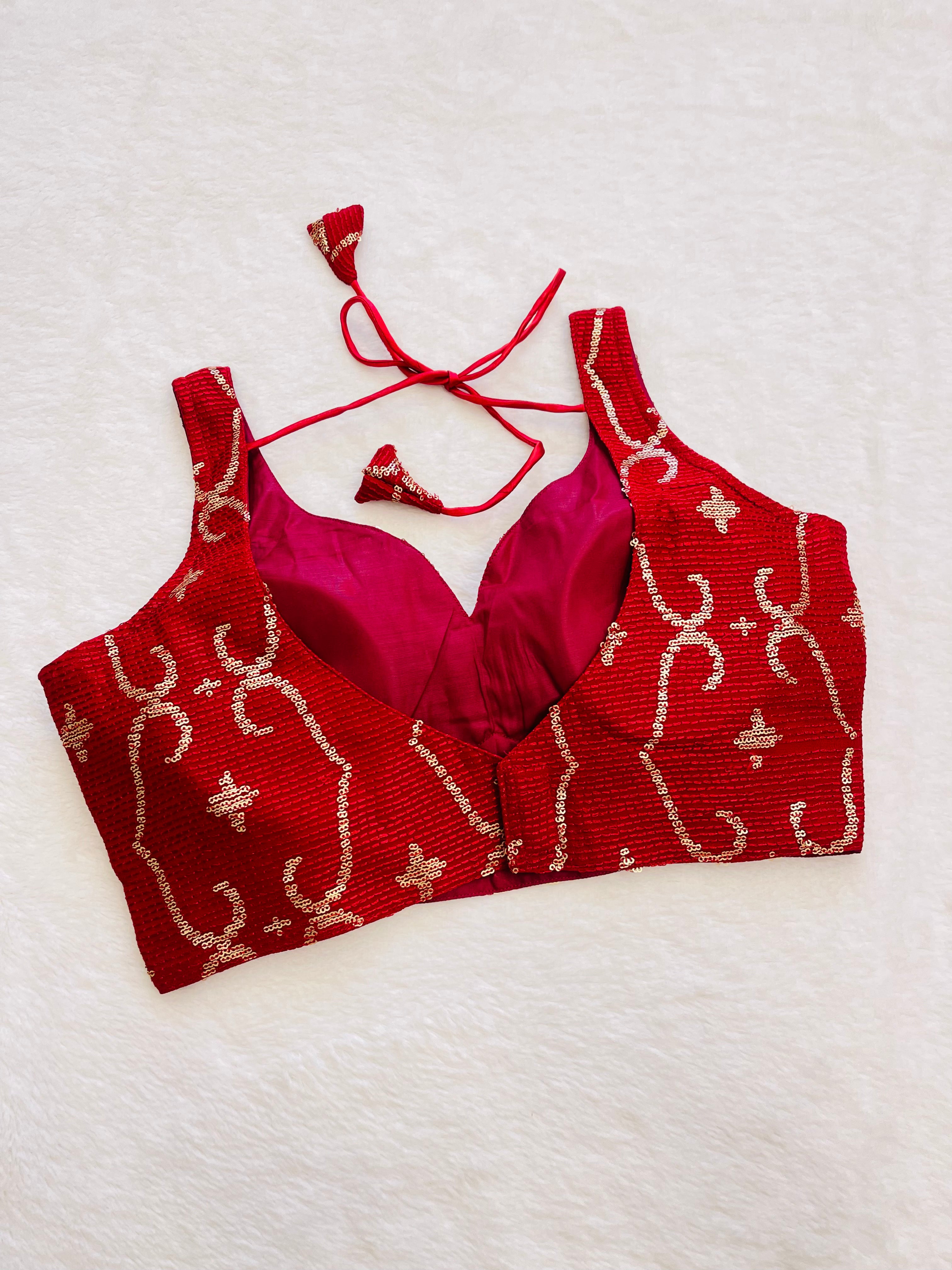 Gazal Red blouse