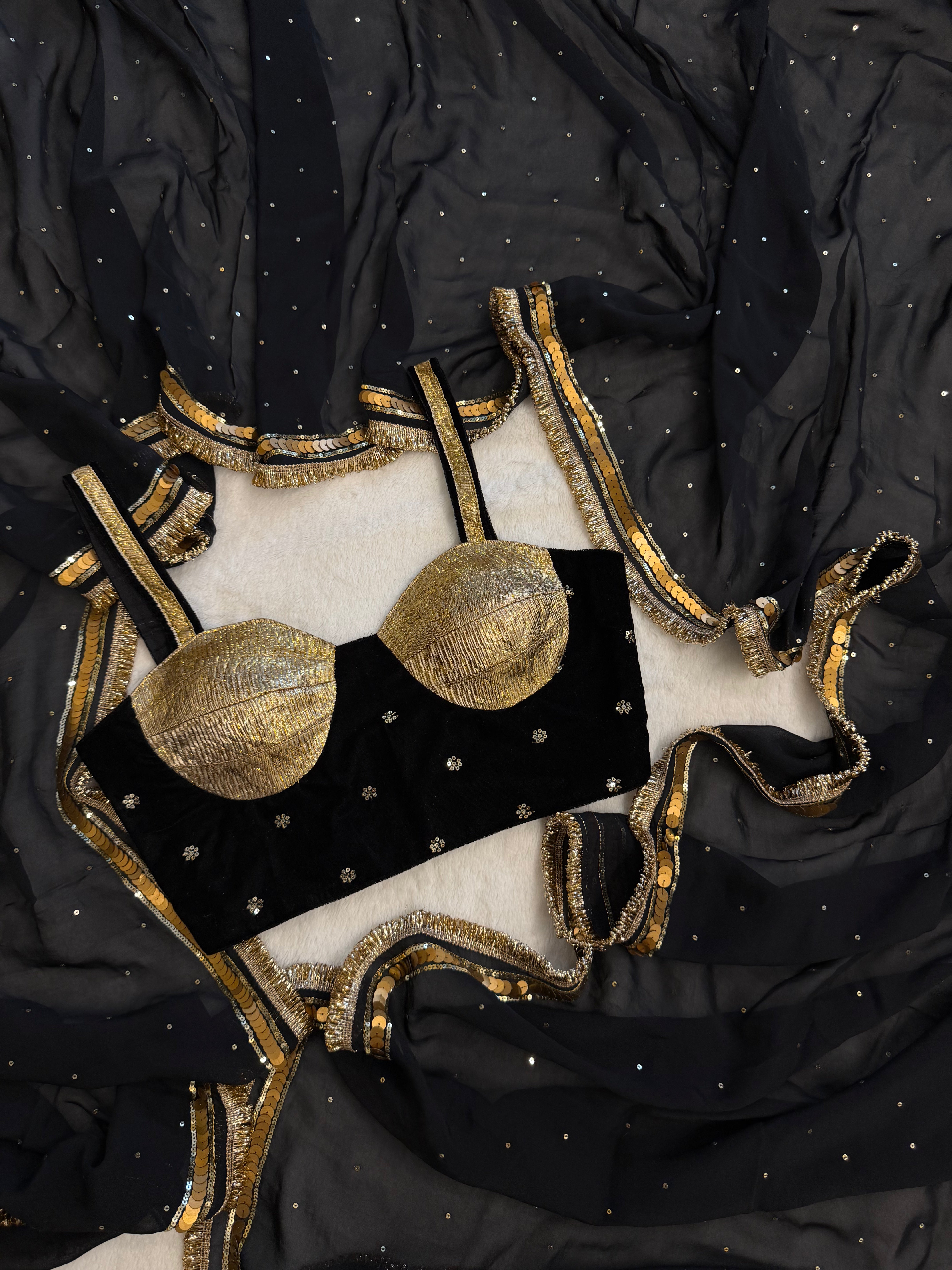 Raat Rani Handwork saree