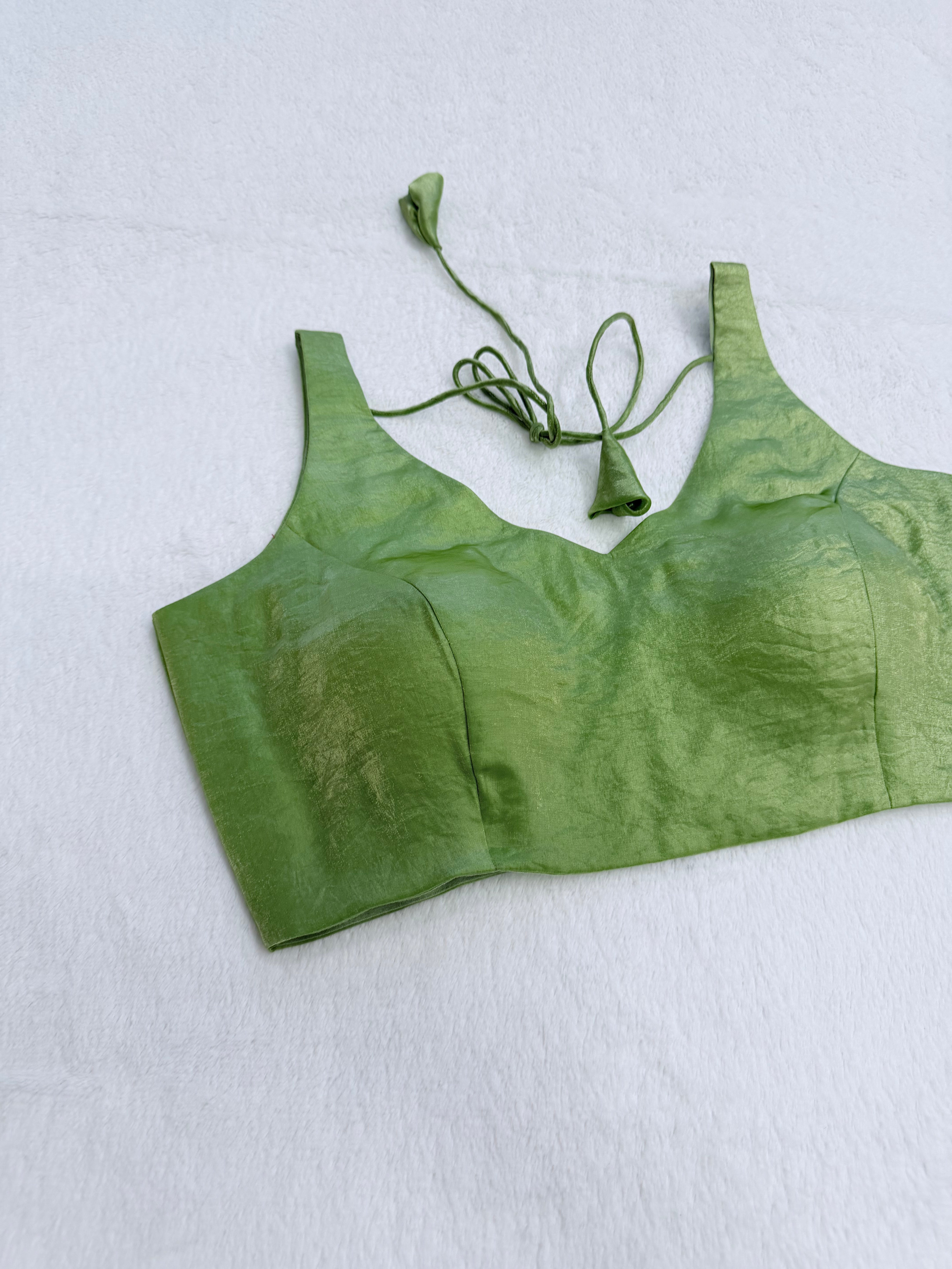 Sunehari Pista Green Blouse