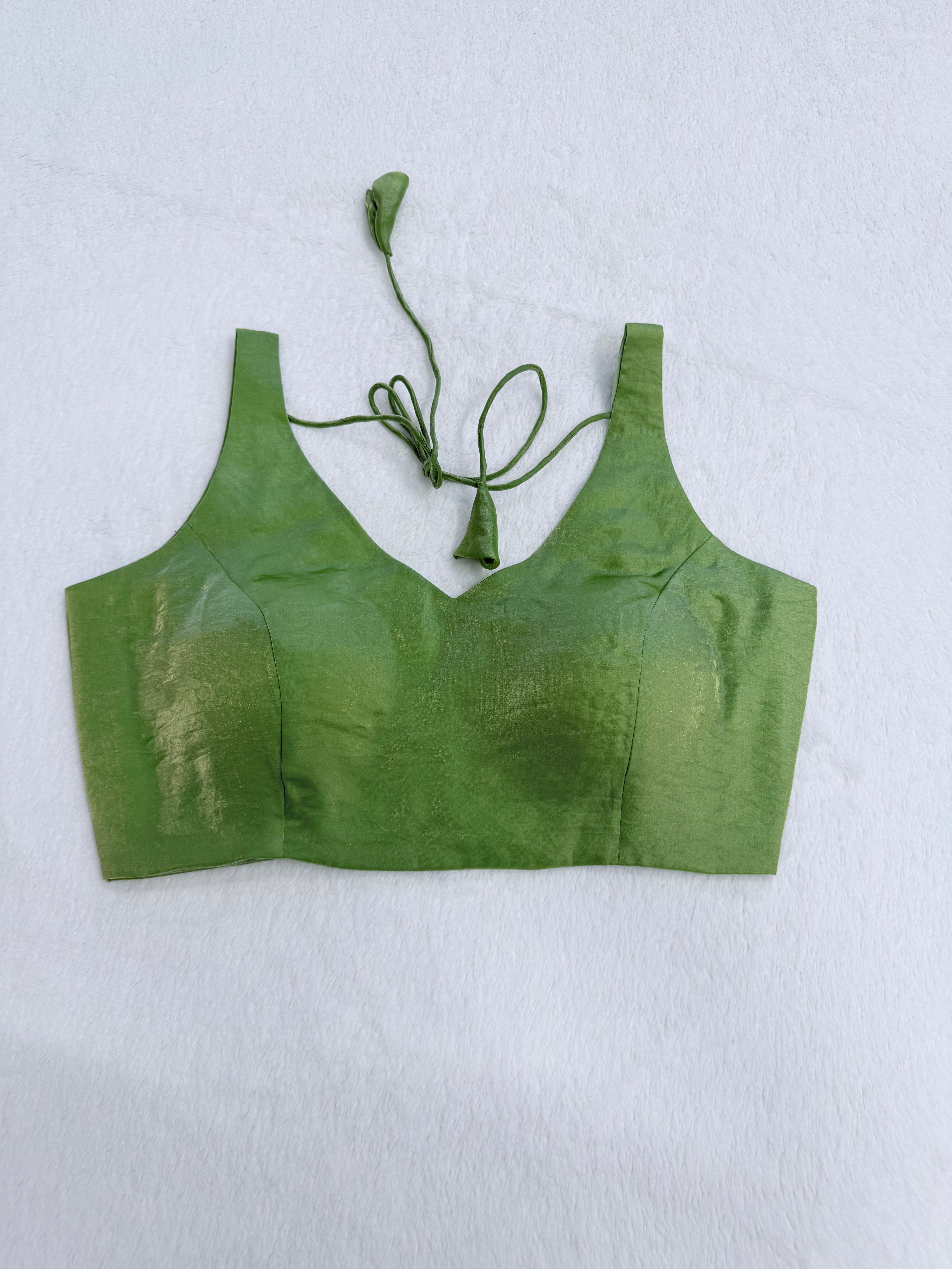 Sunehari Pista Green Blouse