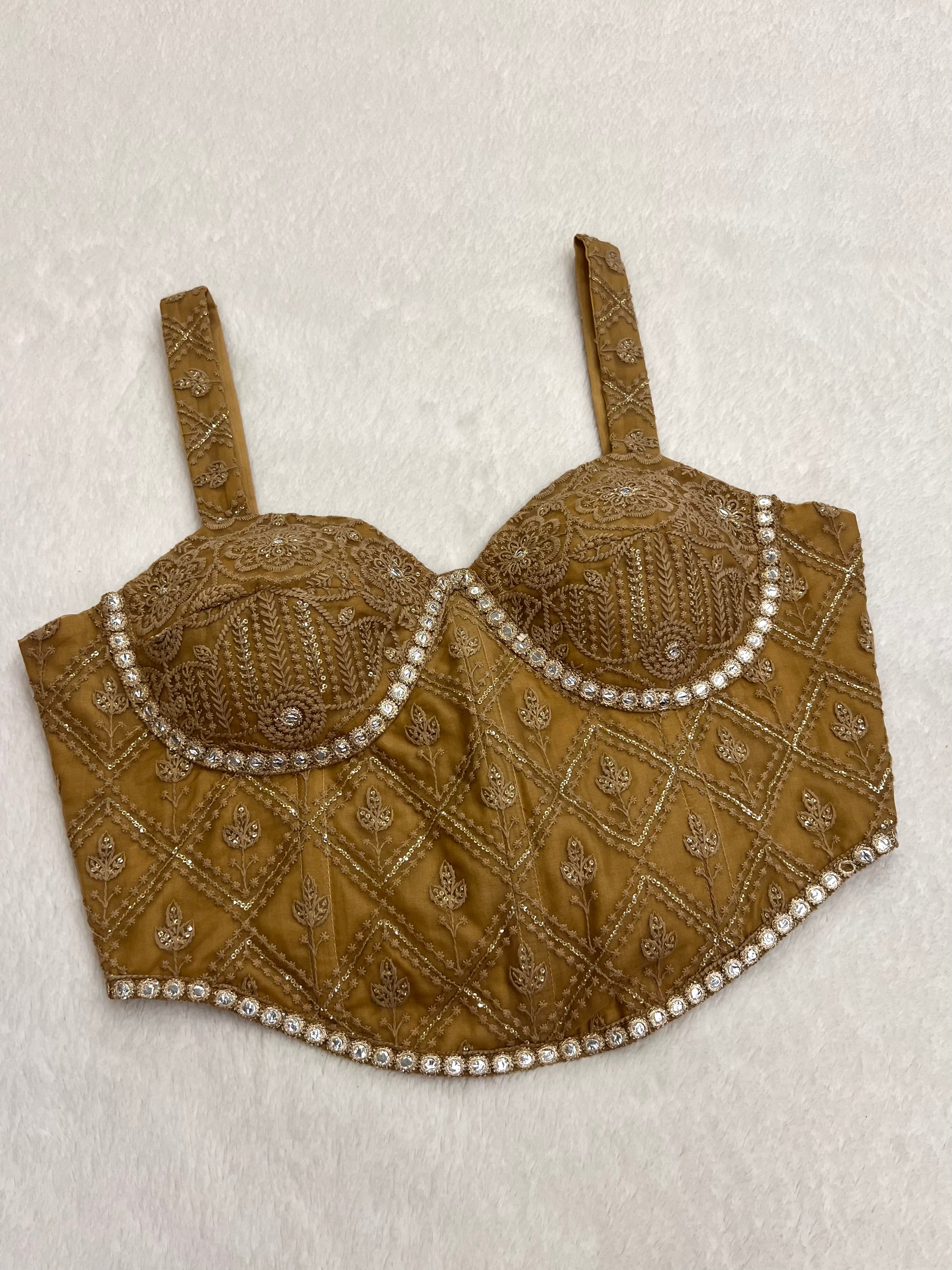Jhilmil Brown Blouse