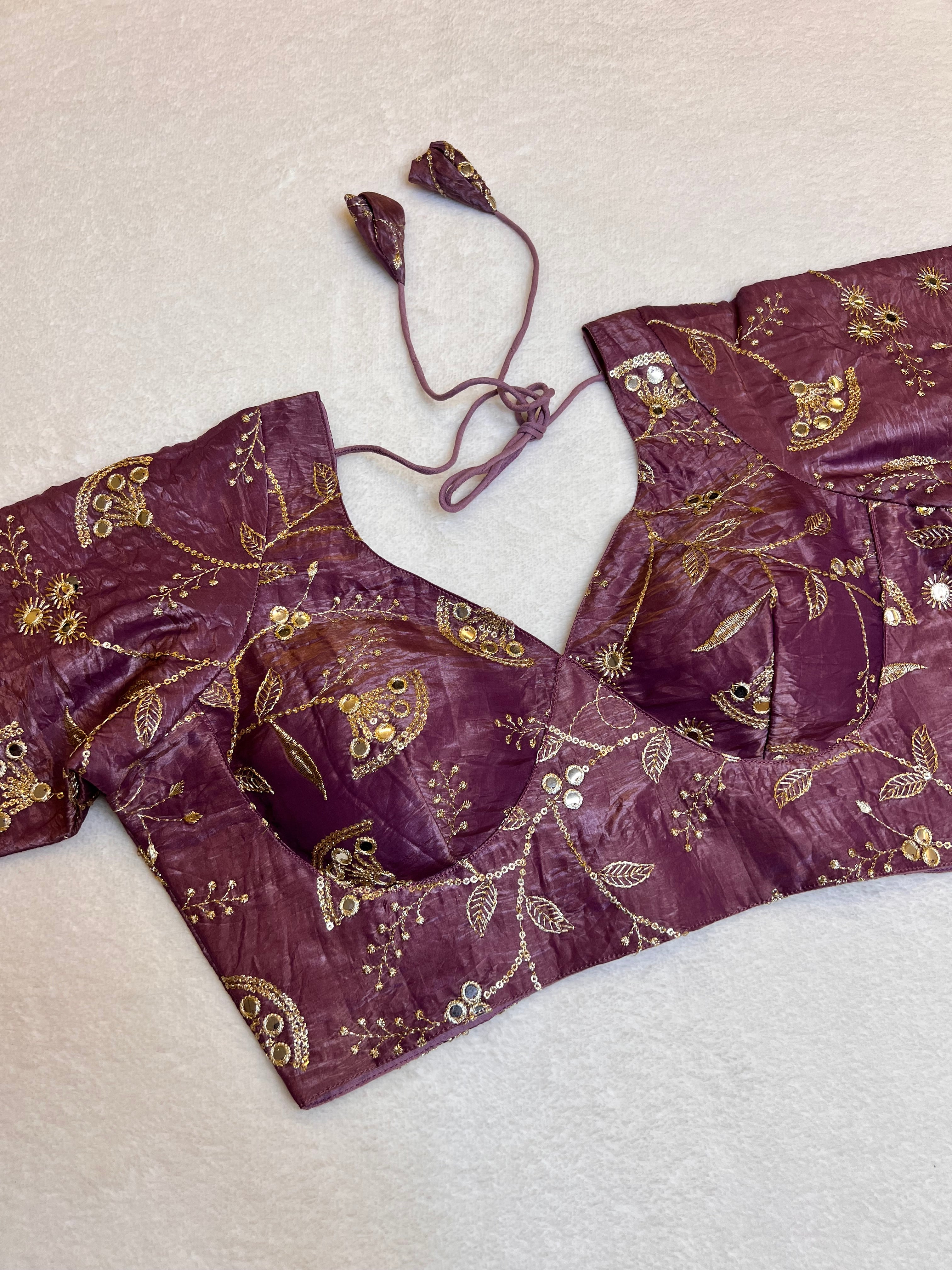 Kashish Dusty Purple Blouse