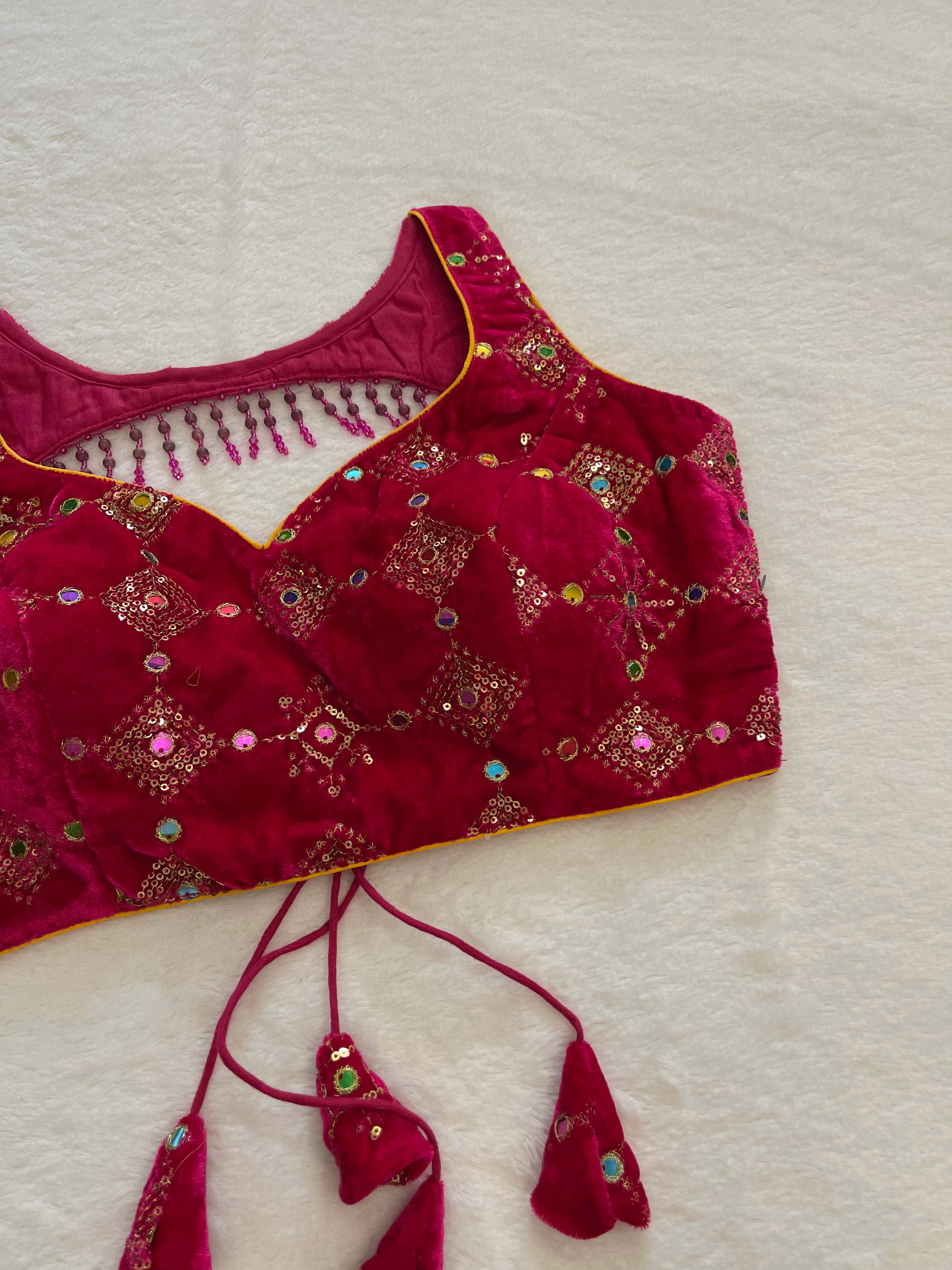 Aaina Rani Pink Blouse