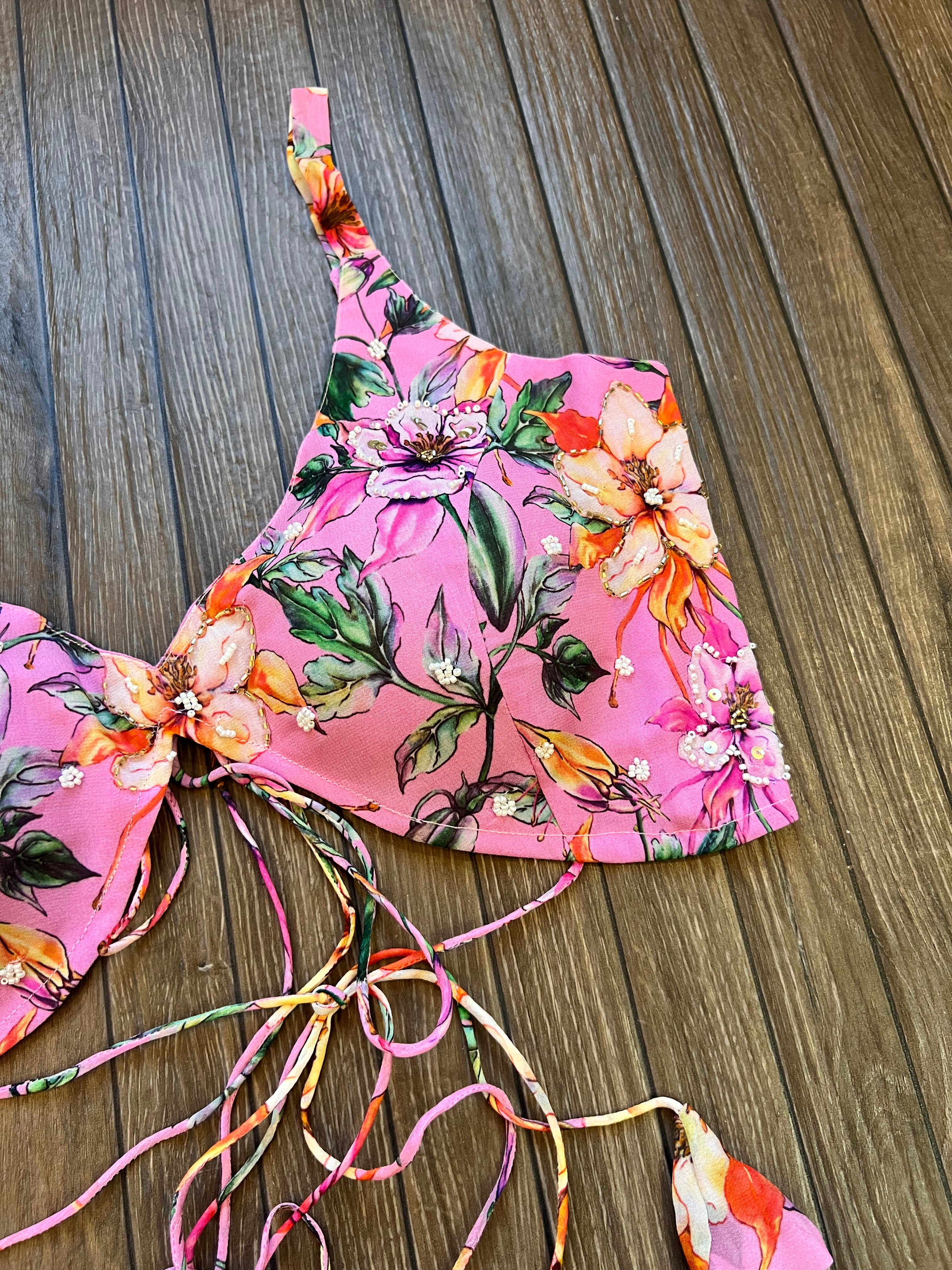 Phoolwari Handwork Blouse