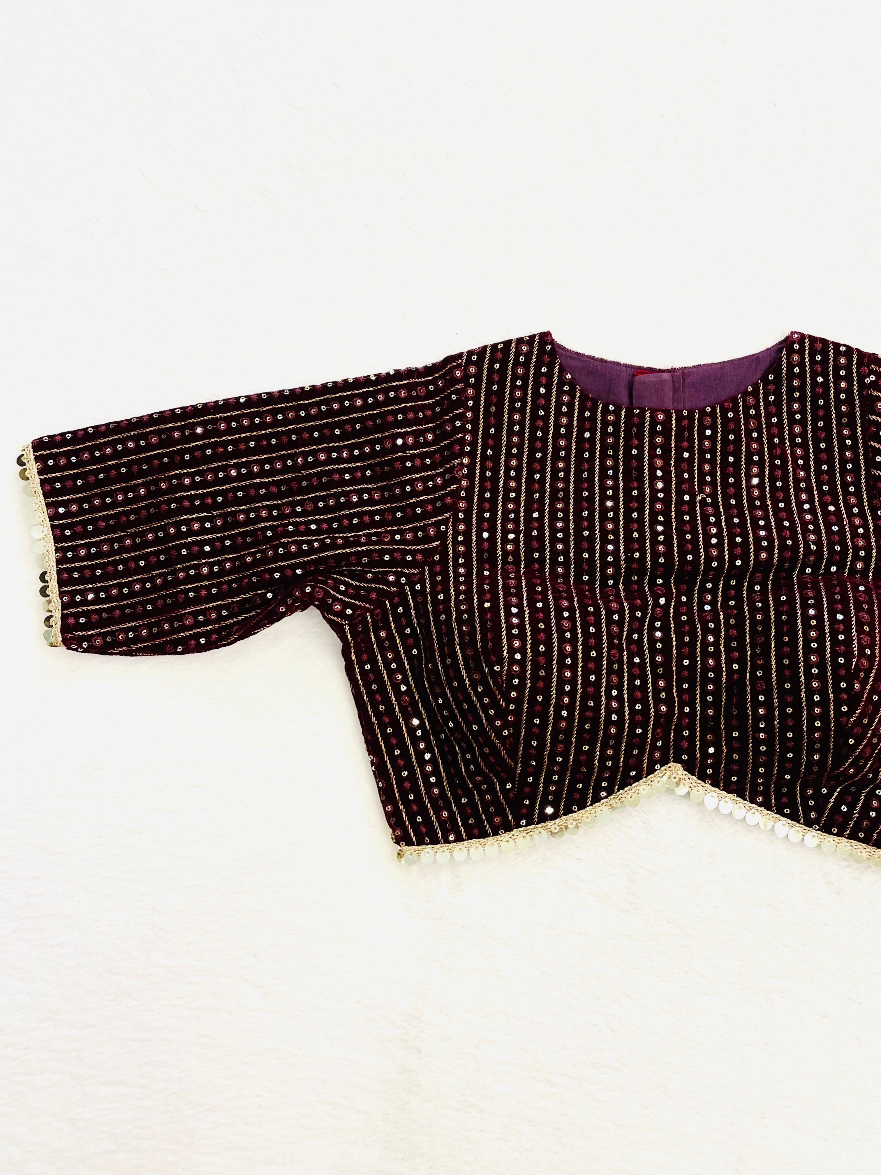 Shahi Maroon Blouse