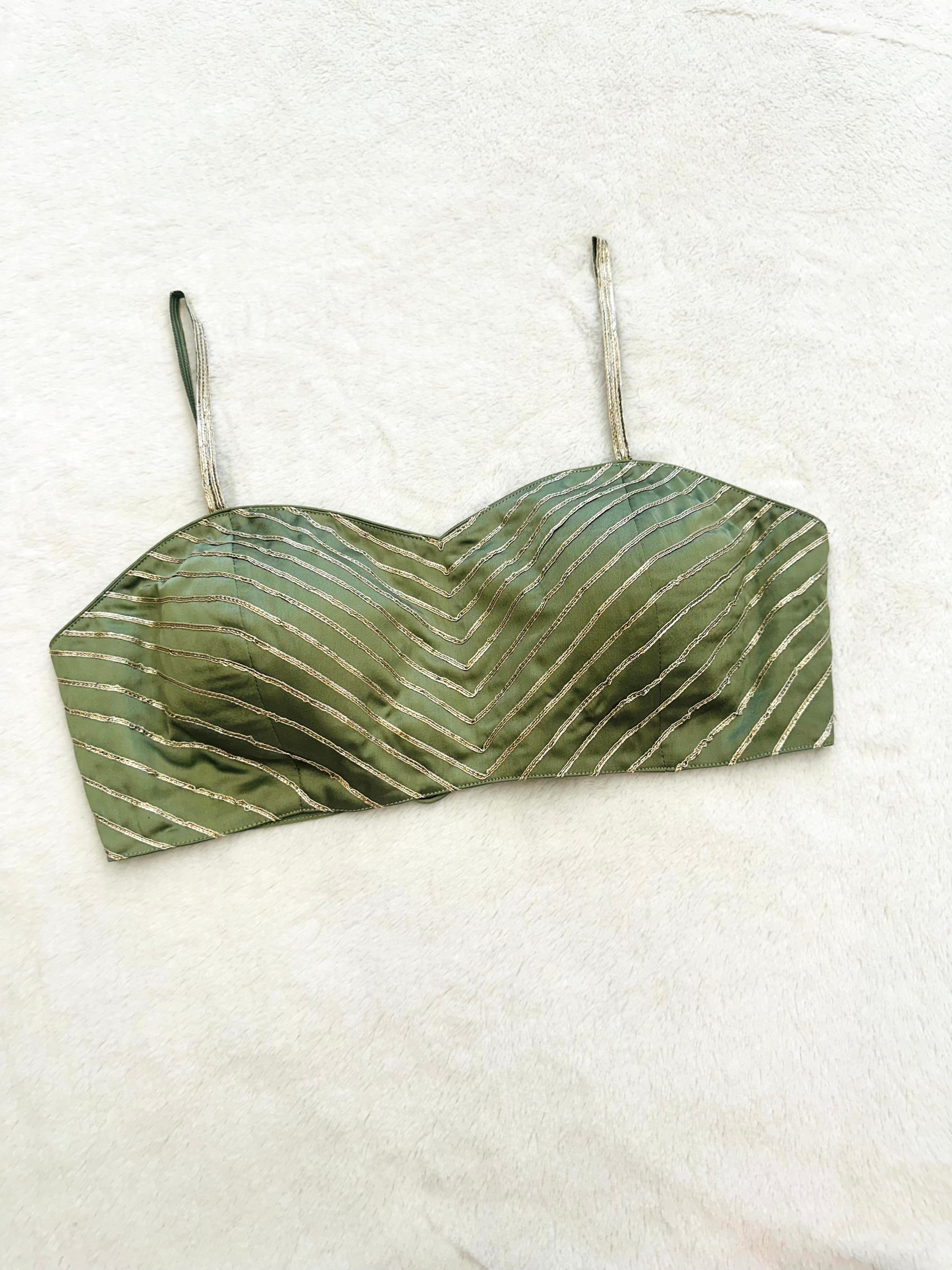 Kashish Green Silver Blouse