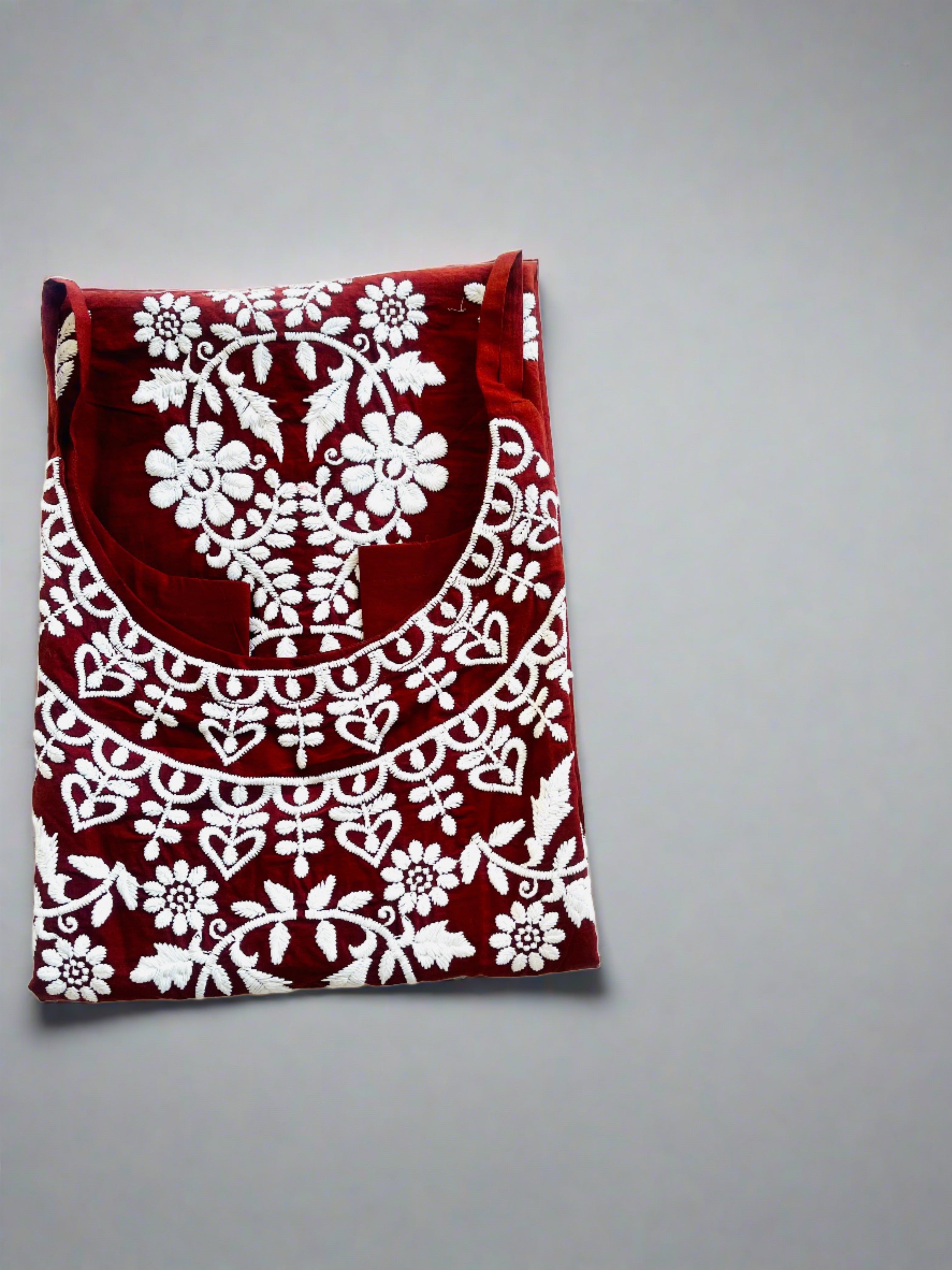 Noori Coffee Brown Cotton Kurta