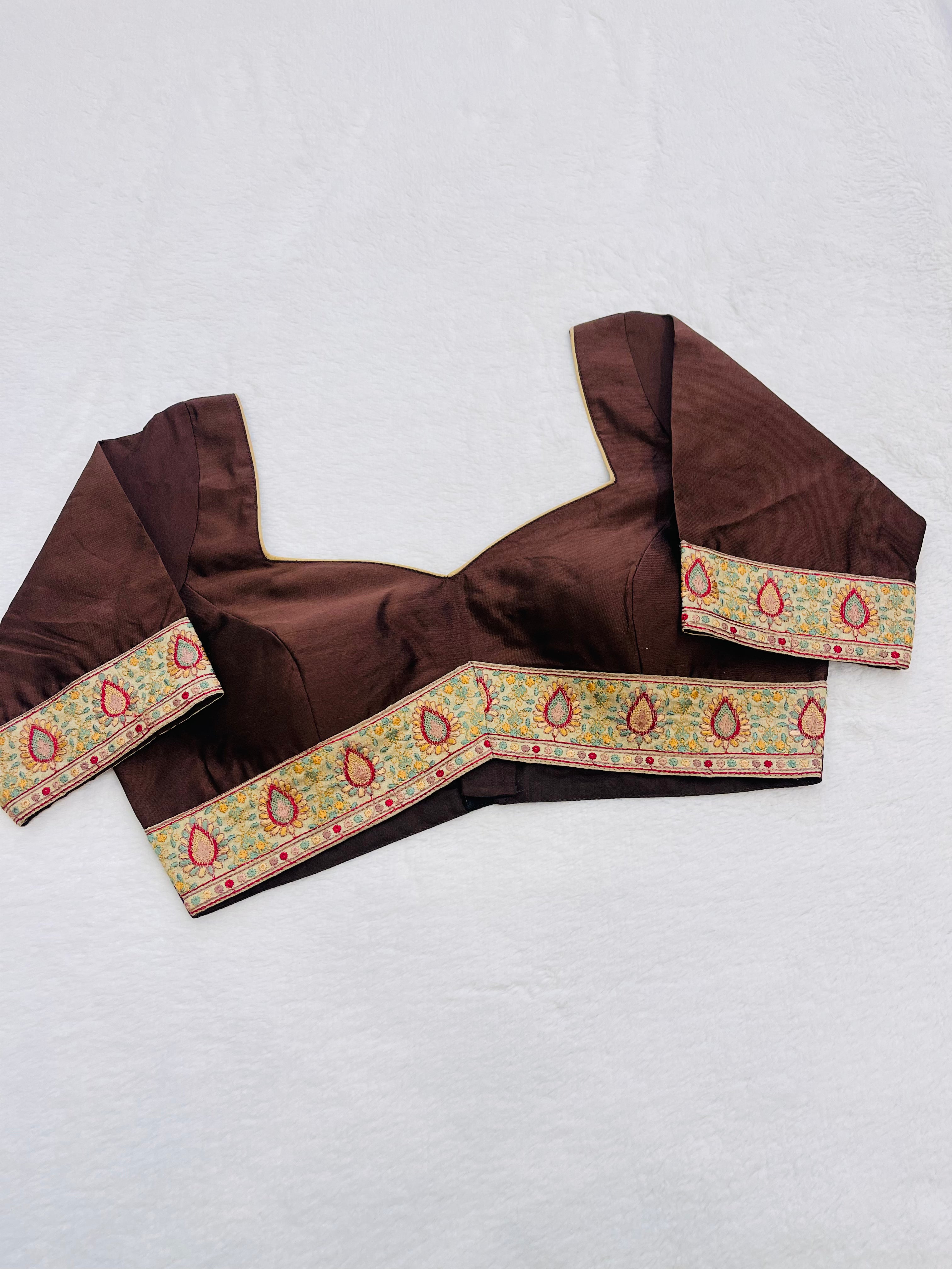 Gazal Brown Blouse