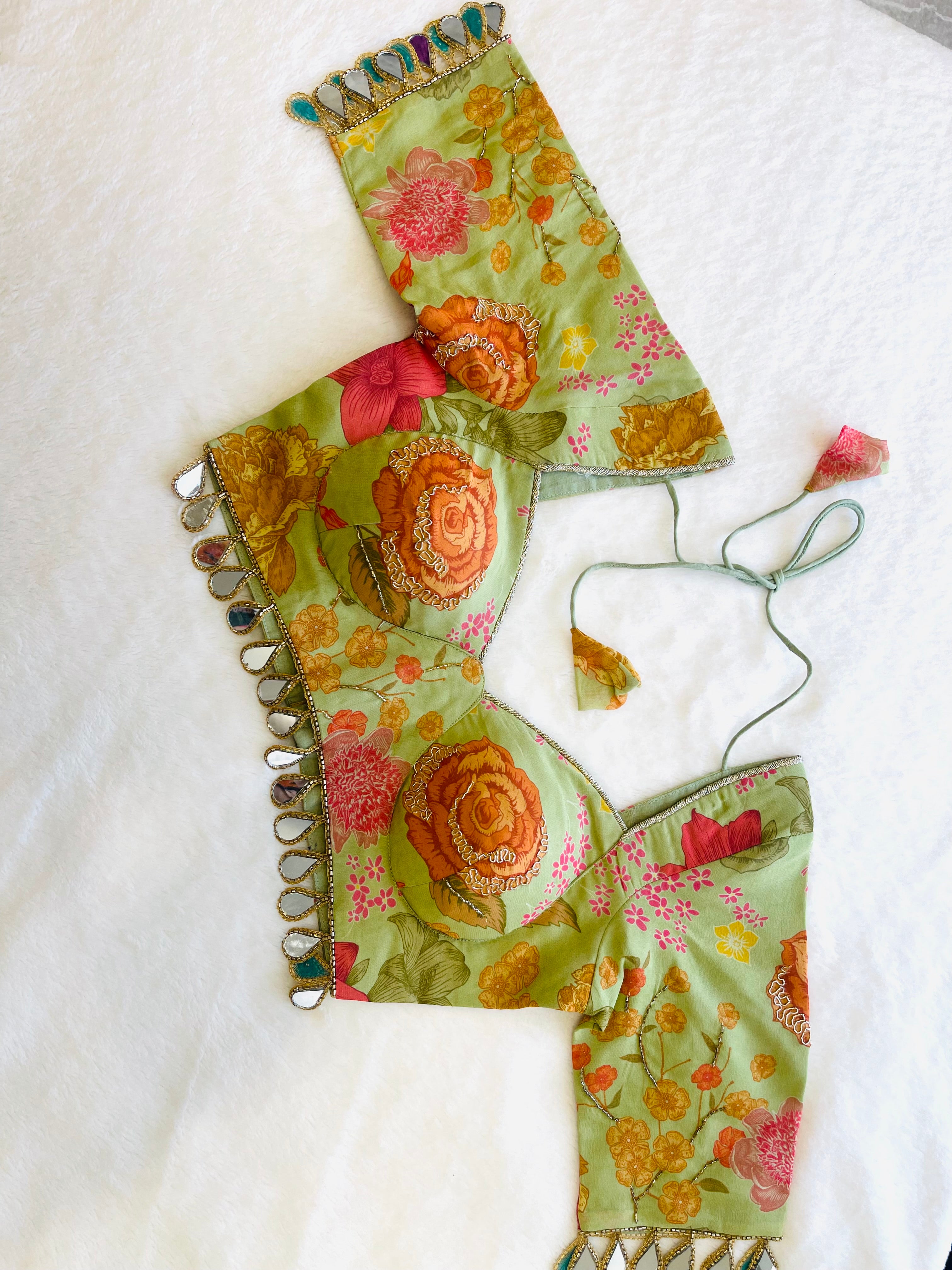 Saundh Golden Garden Blouse