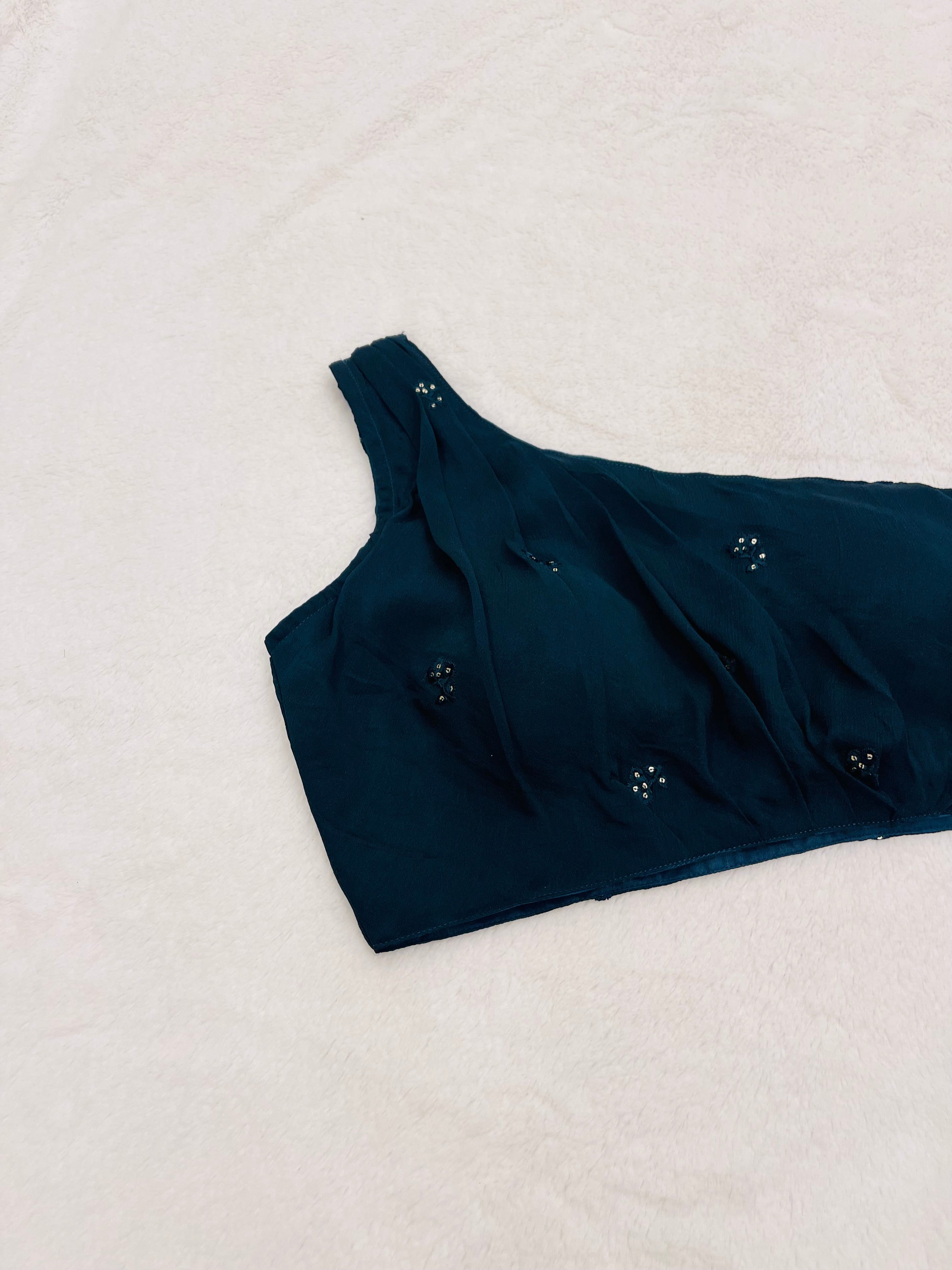 Divine Dark Green Blouse