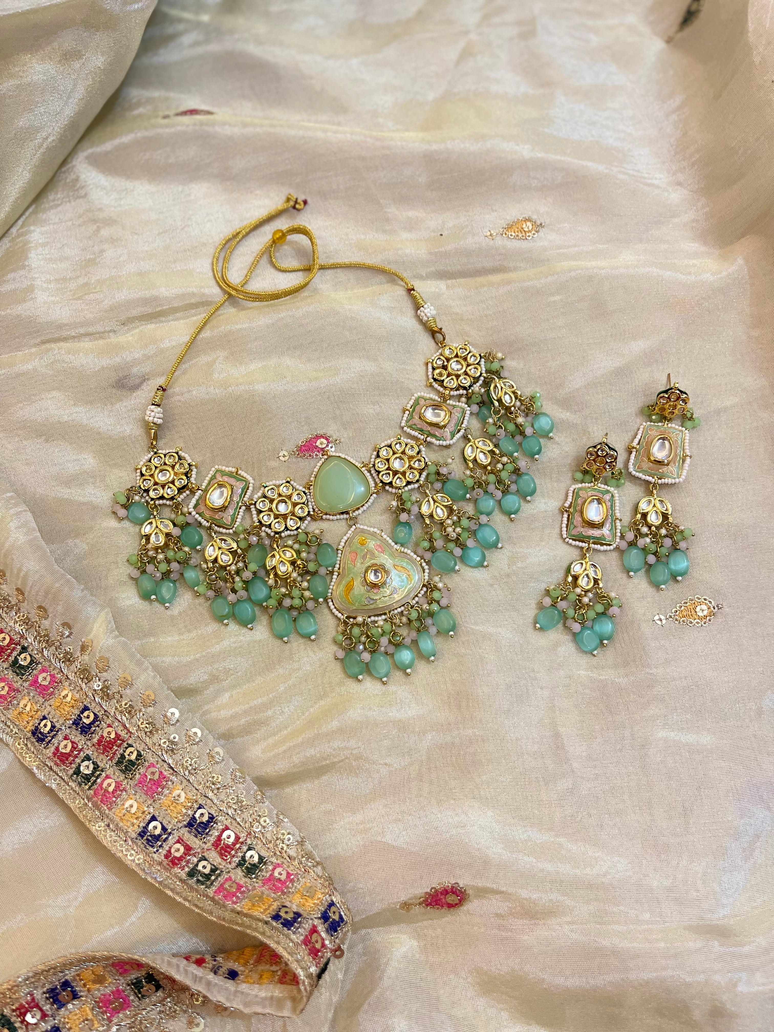 Damini Aqua Aura Necklace