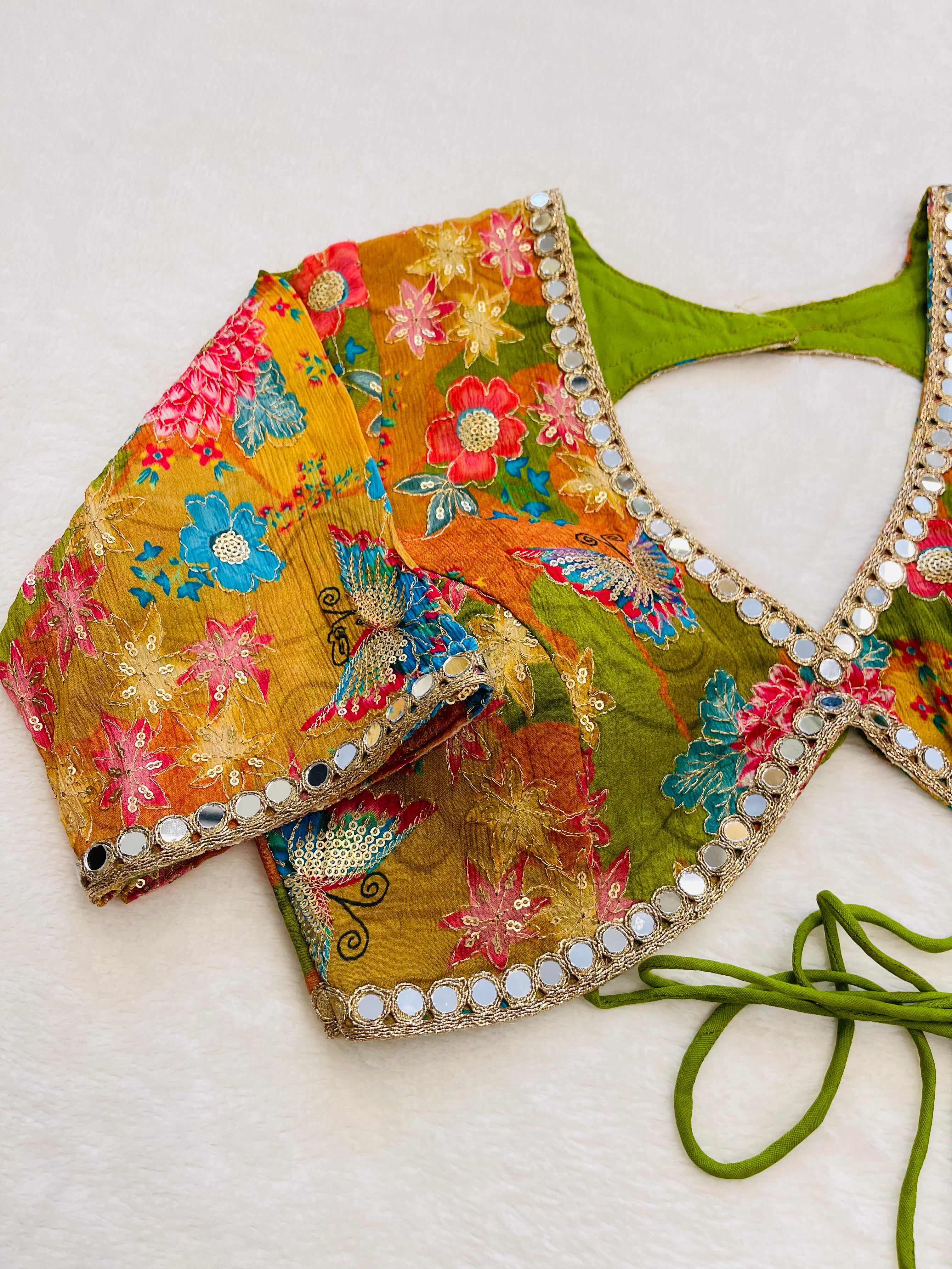 Divine Mustard Blouse