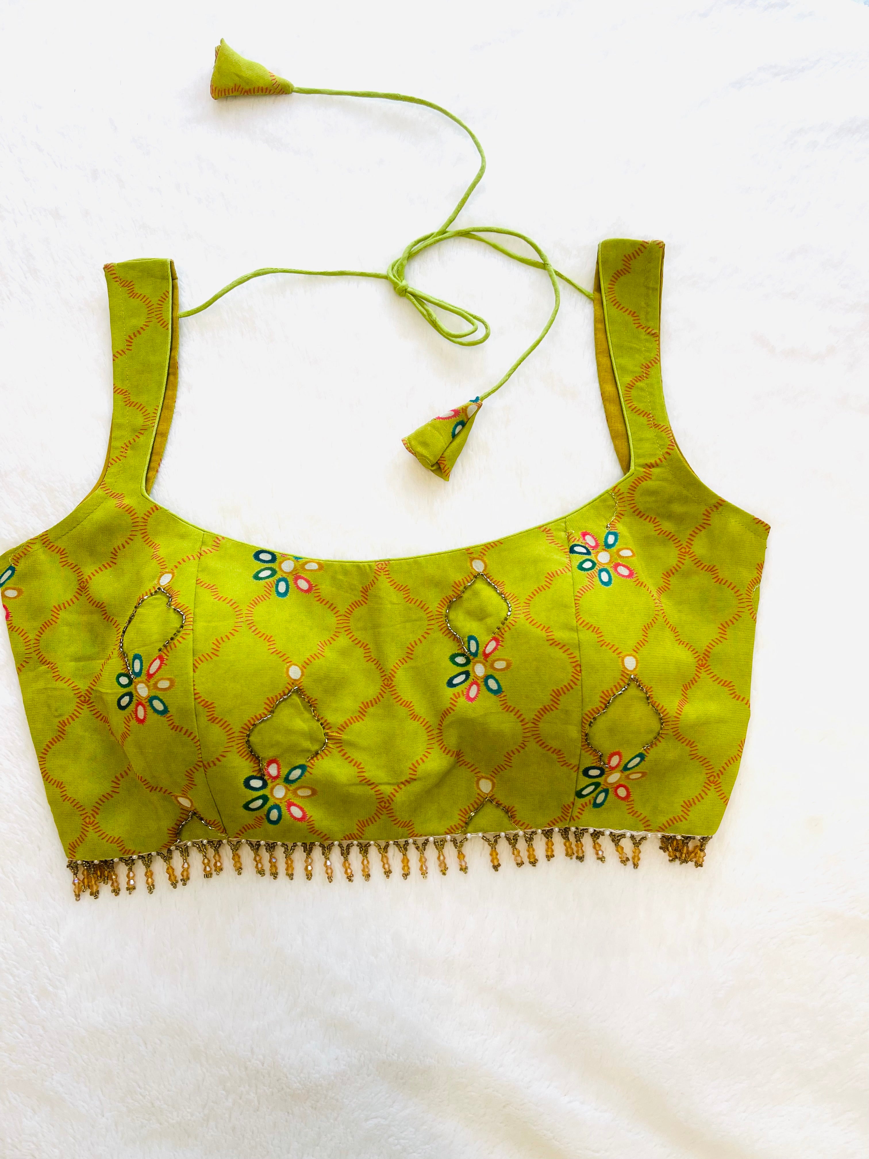Saundh Wild green Blouse