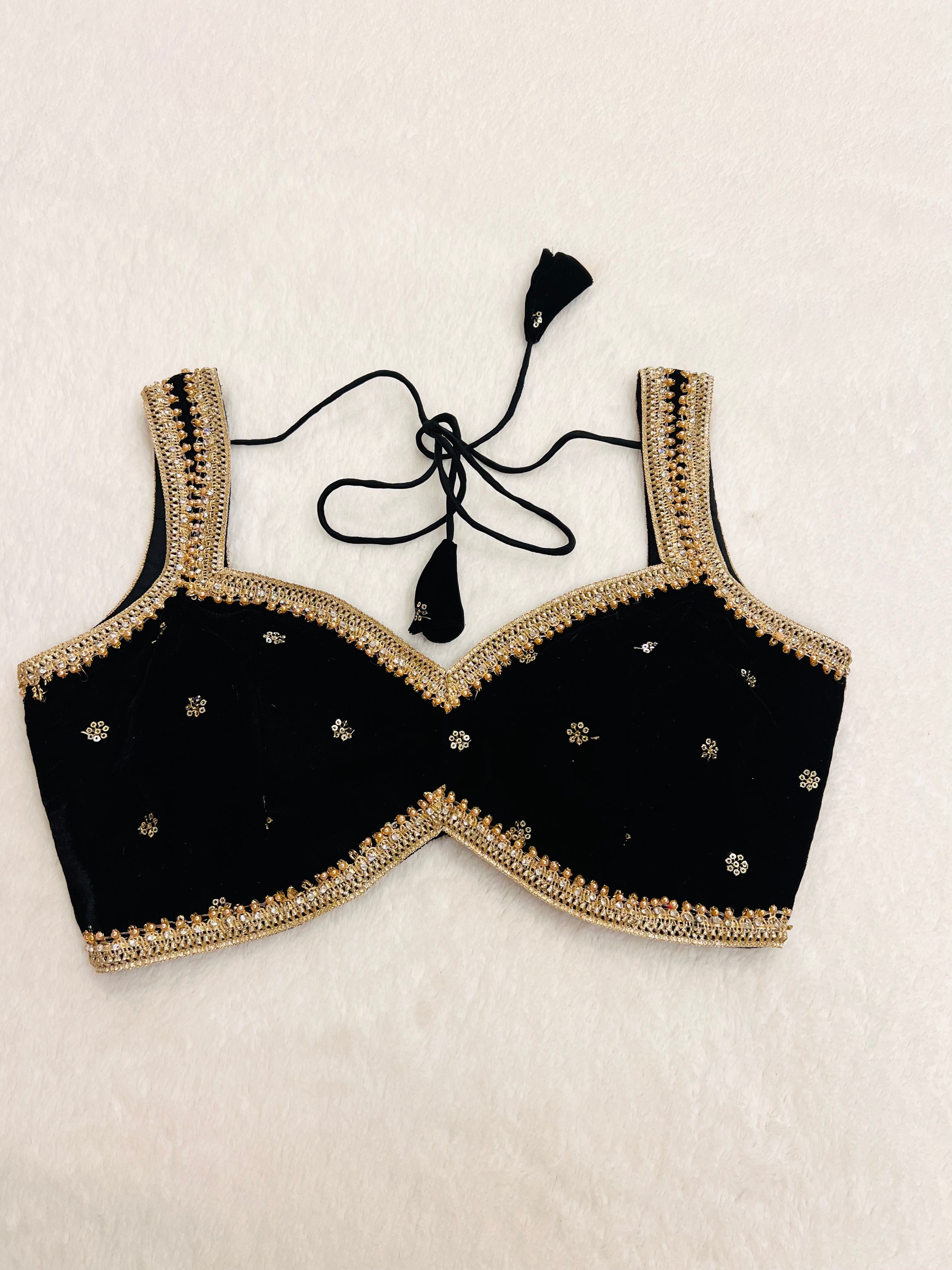 HUSN BLACK BLOUSE