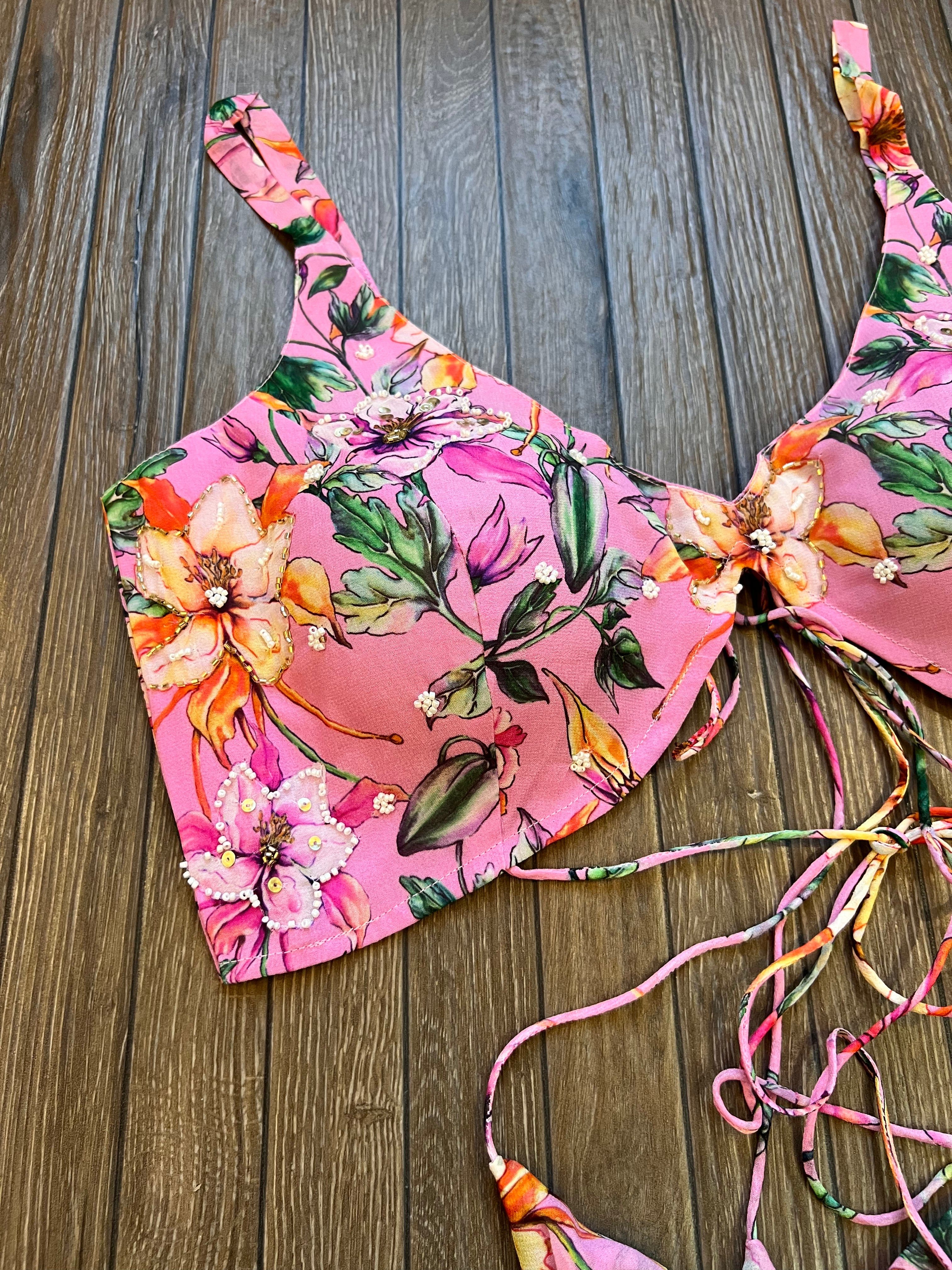 Phoolwari Handwork Blouse