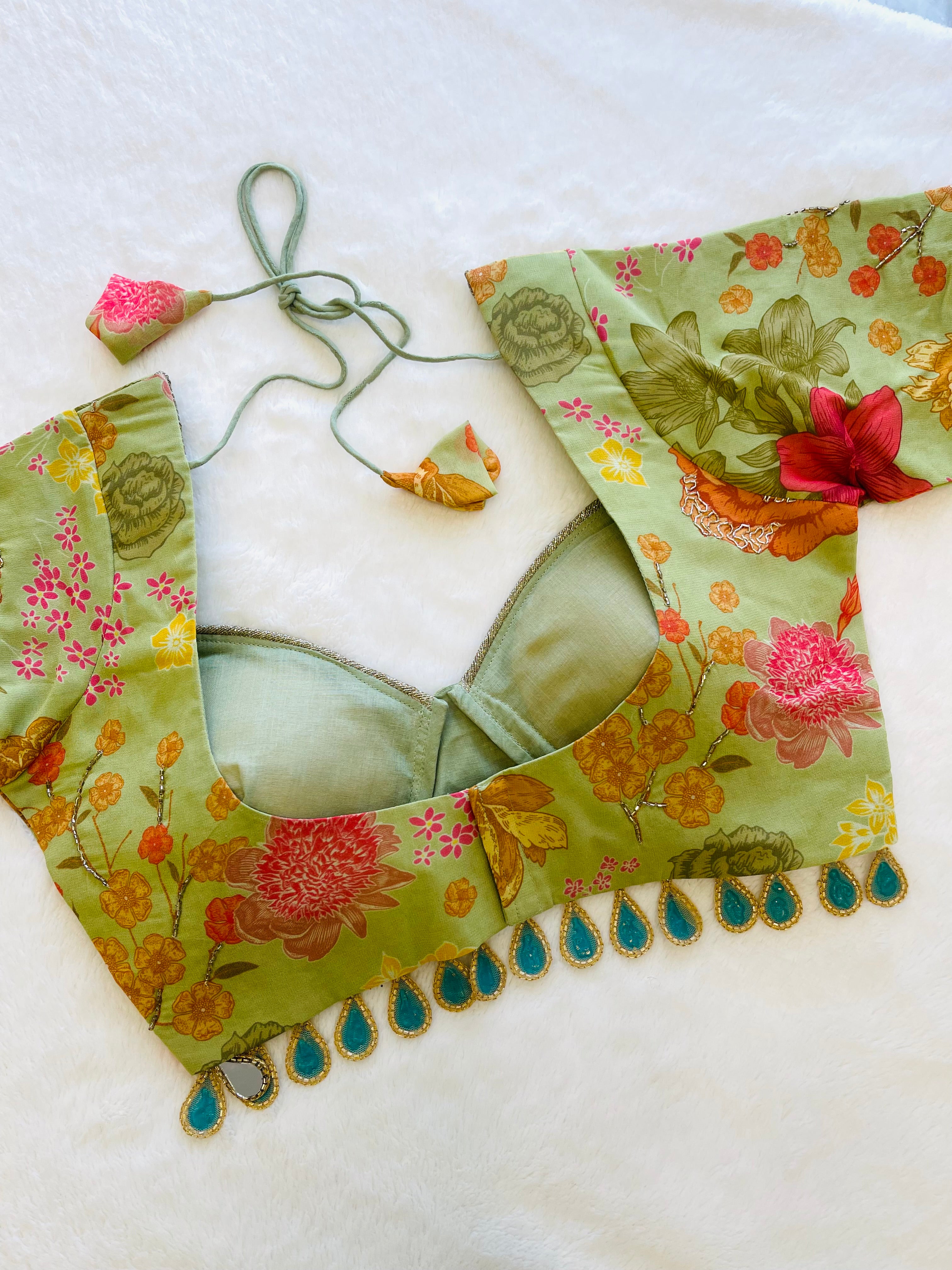 Saundh Golden Garden Blouse