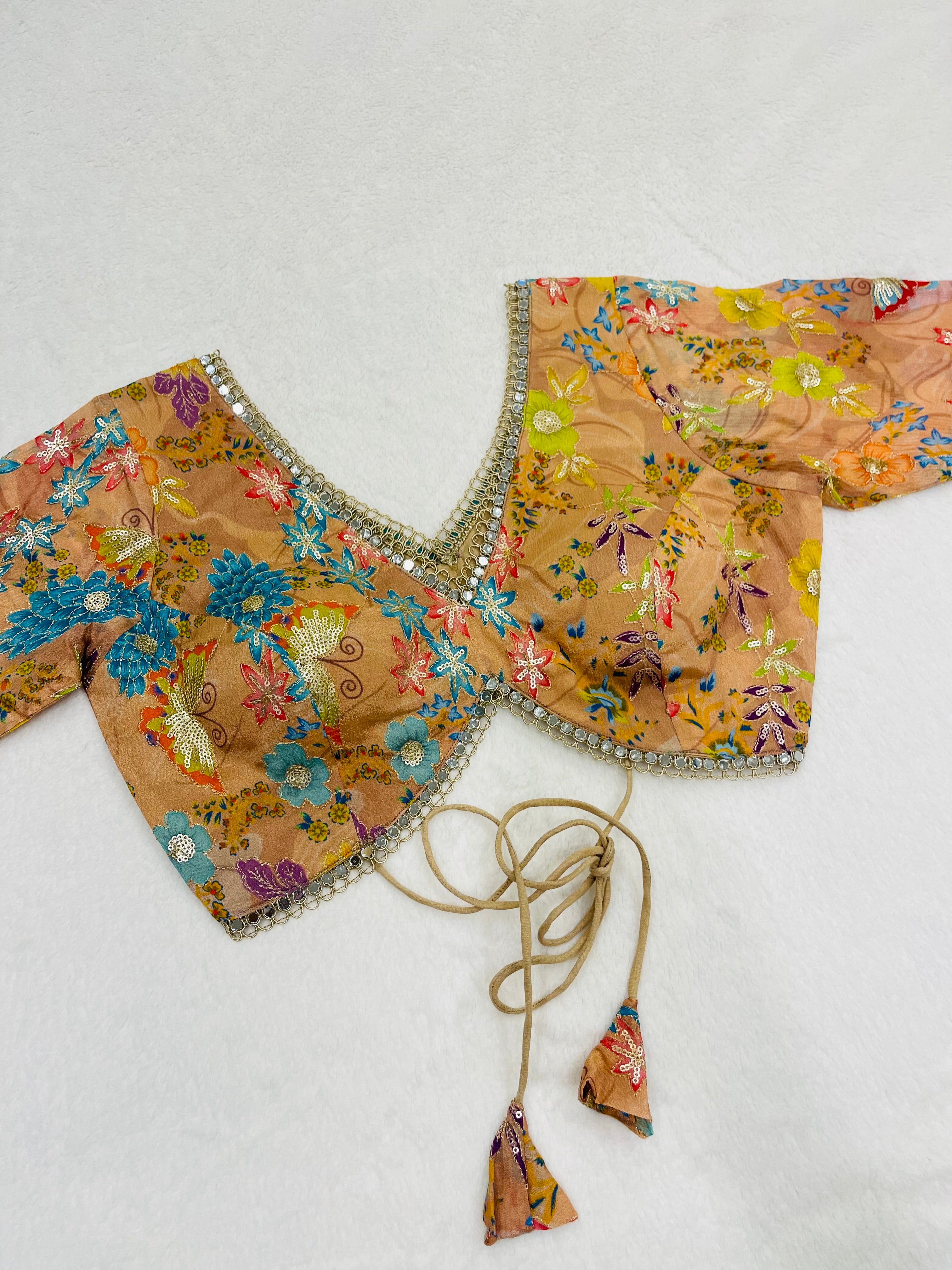 Divine Peachy blouse