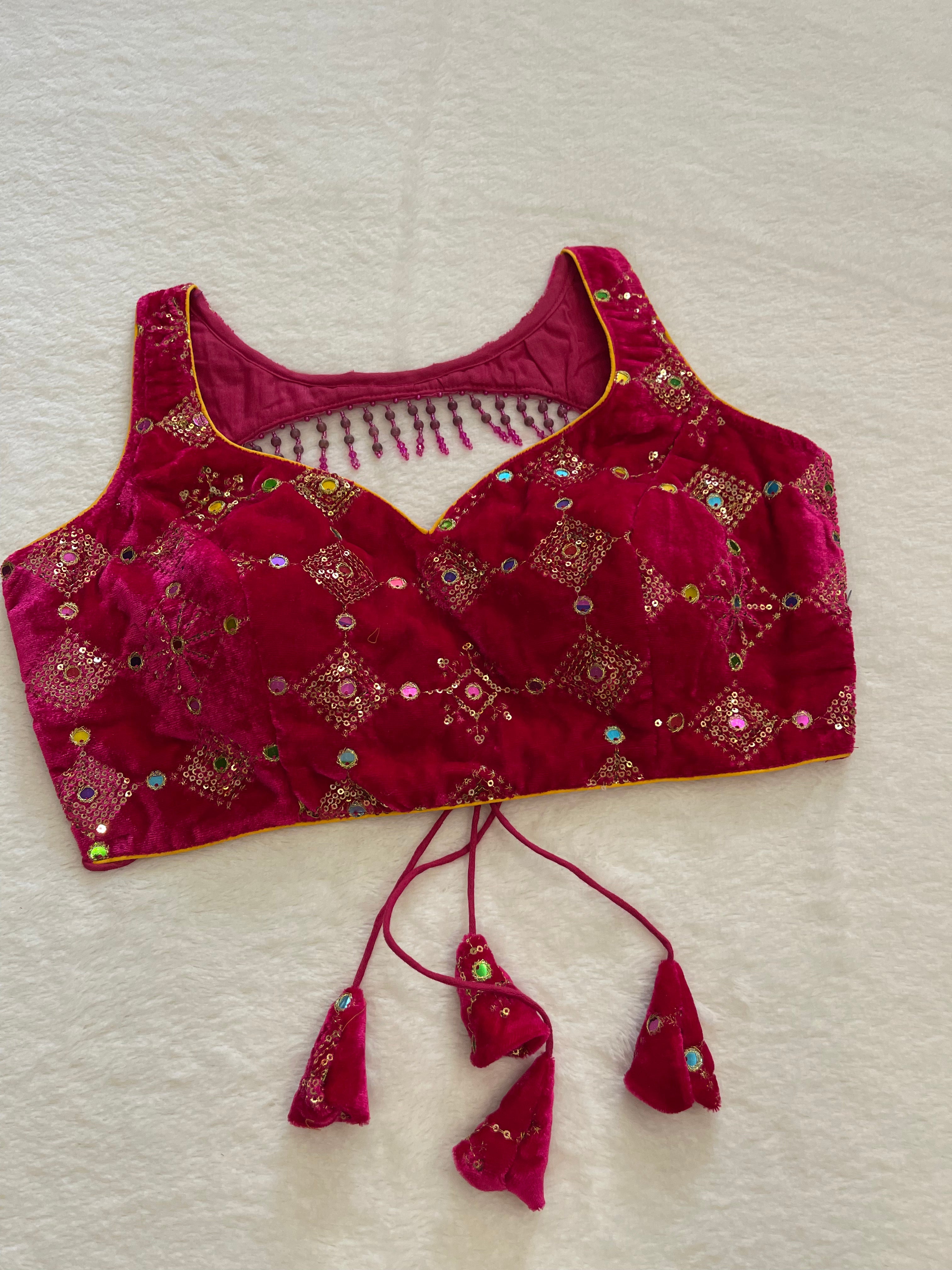 Aaina Rani Pink Blouse