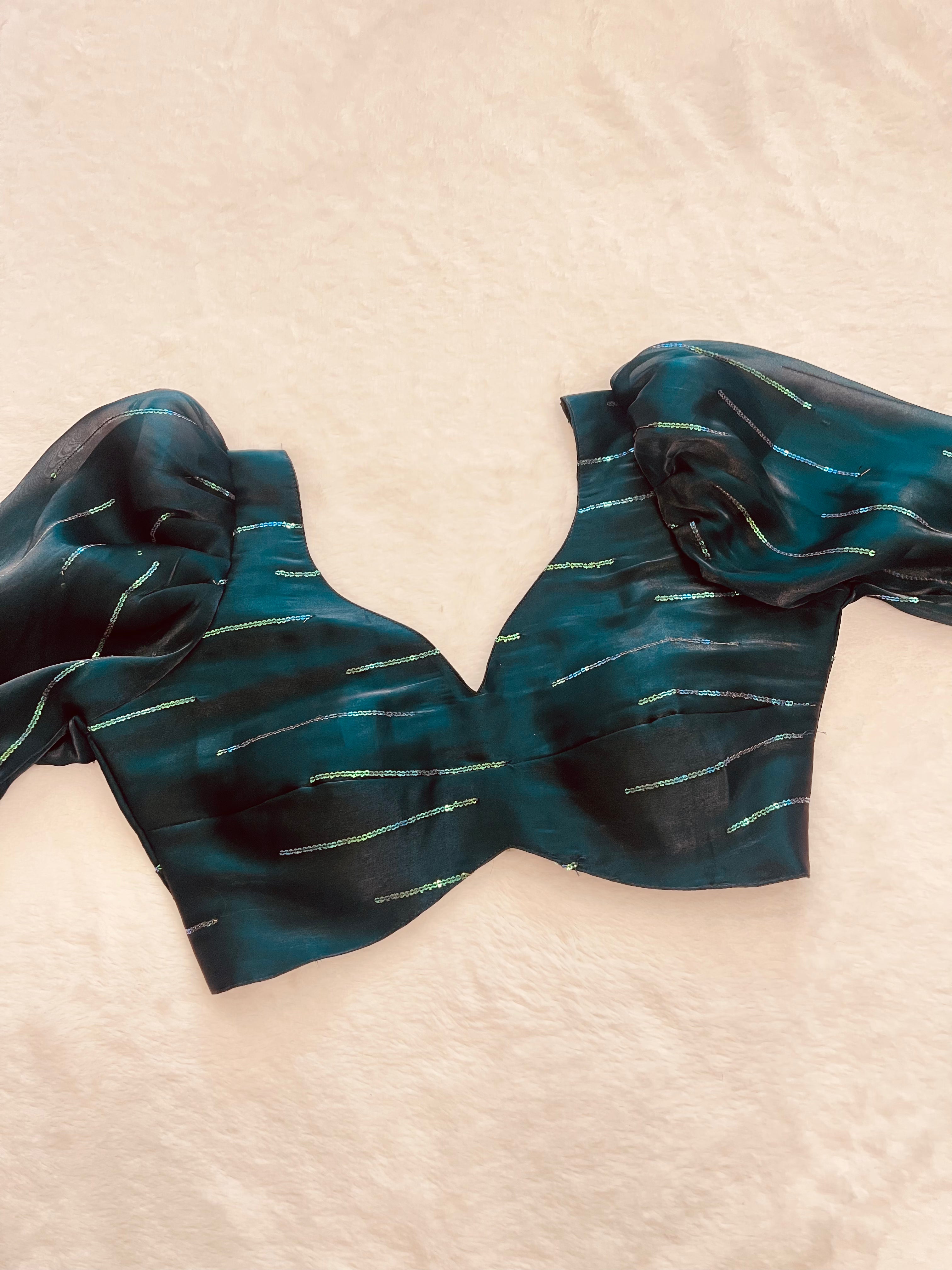 Divine Teal blue blouse