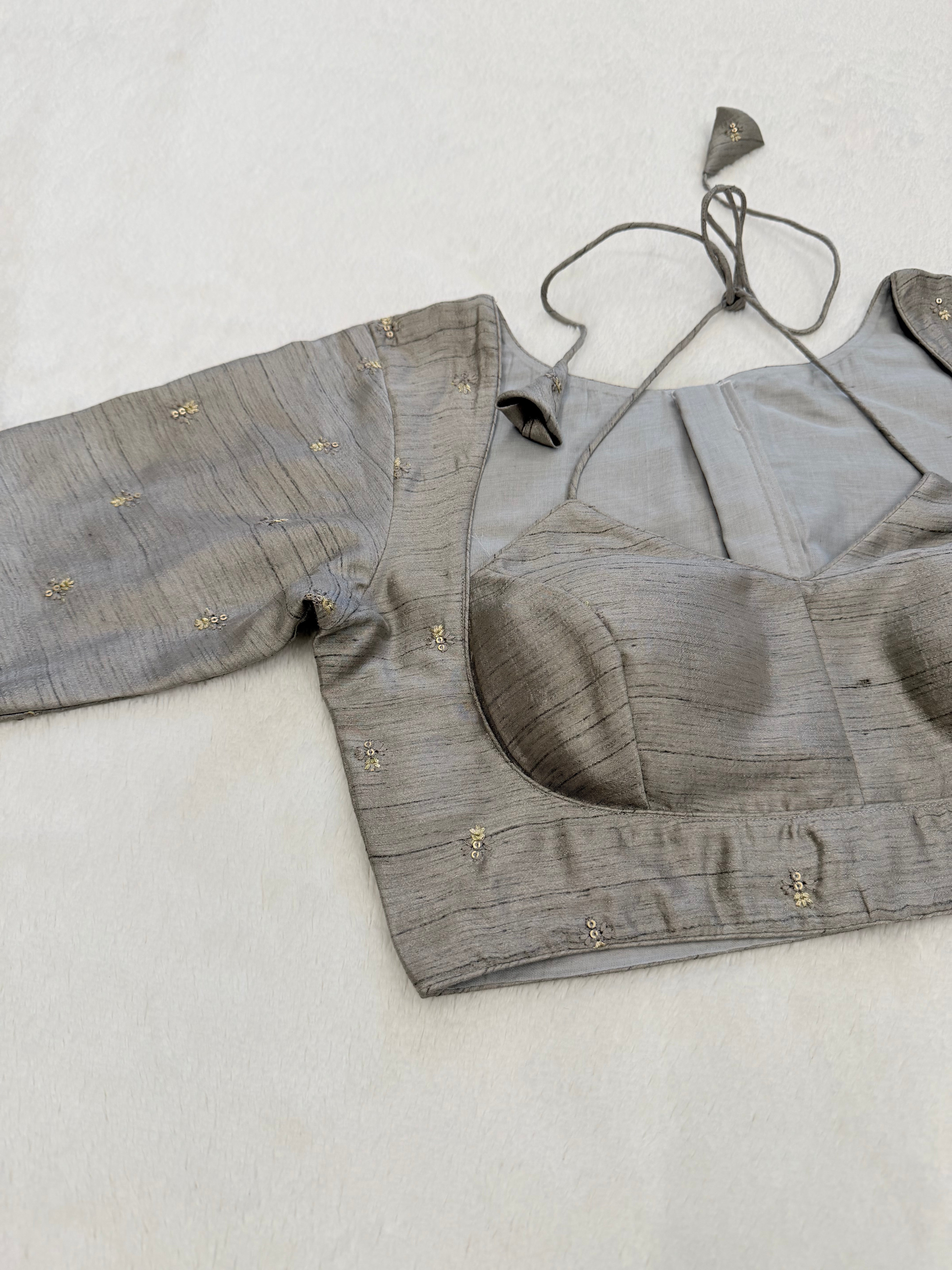 Suragini Grey Colour blouse