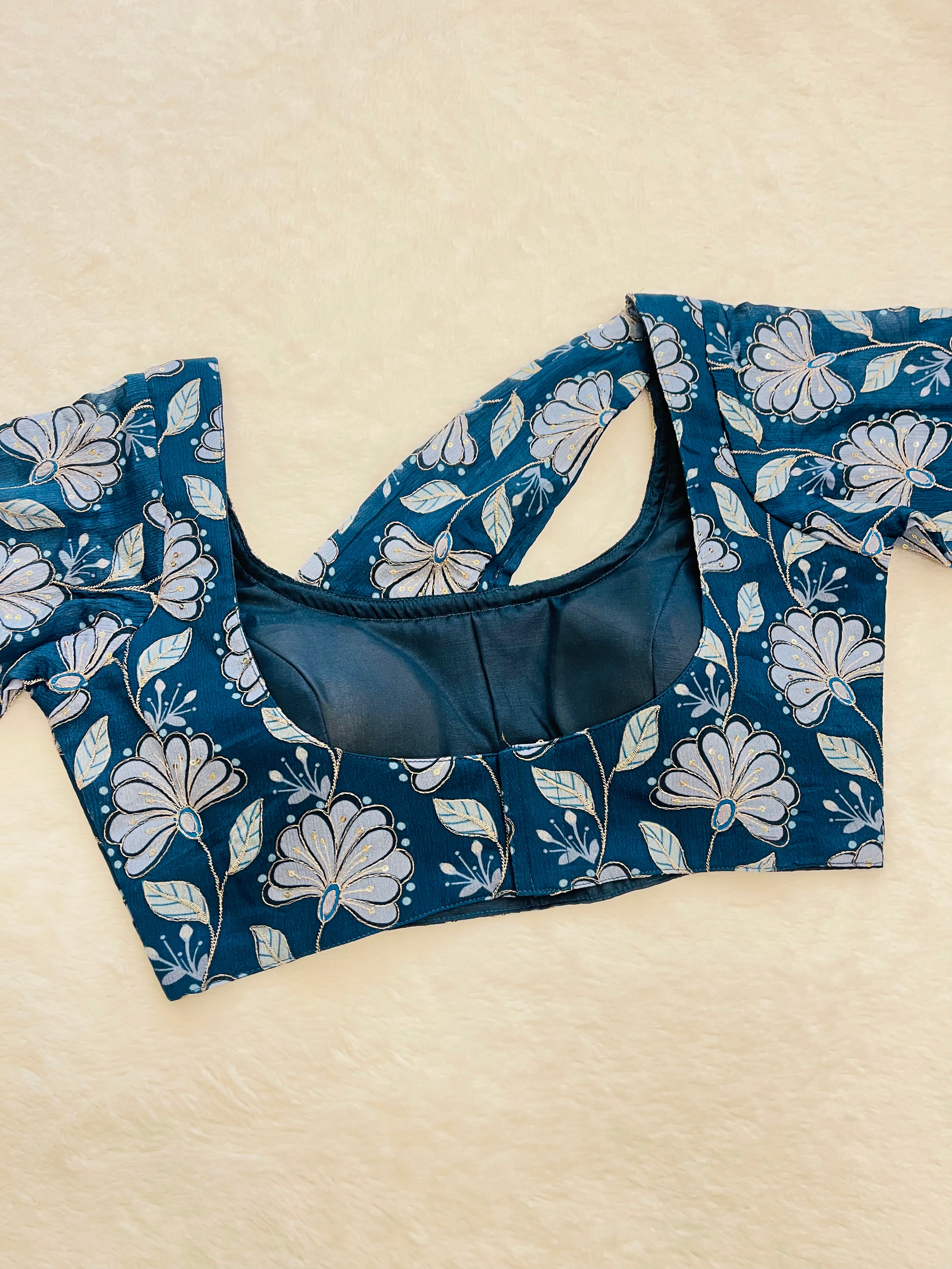 Divine navy blue blouse