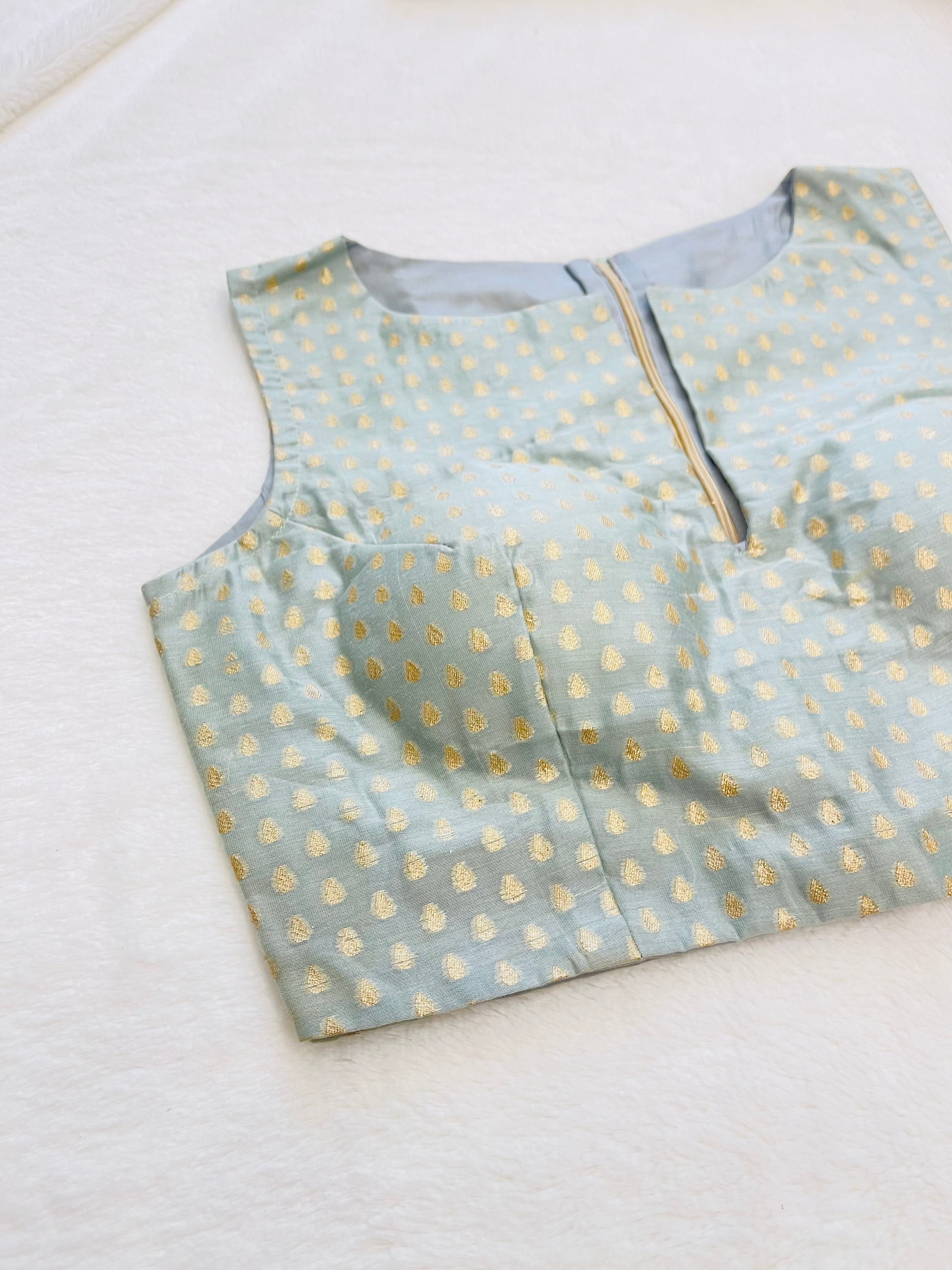 Light Green Chanderi Blouse